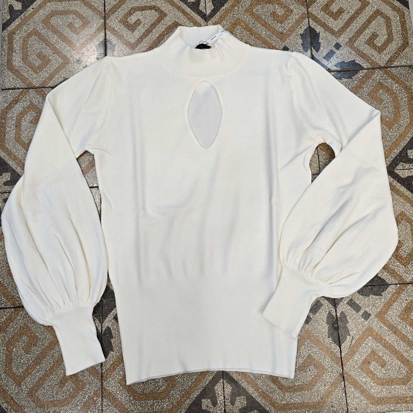 Maglia Donna Lupetto Scollo Goccia