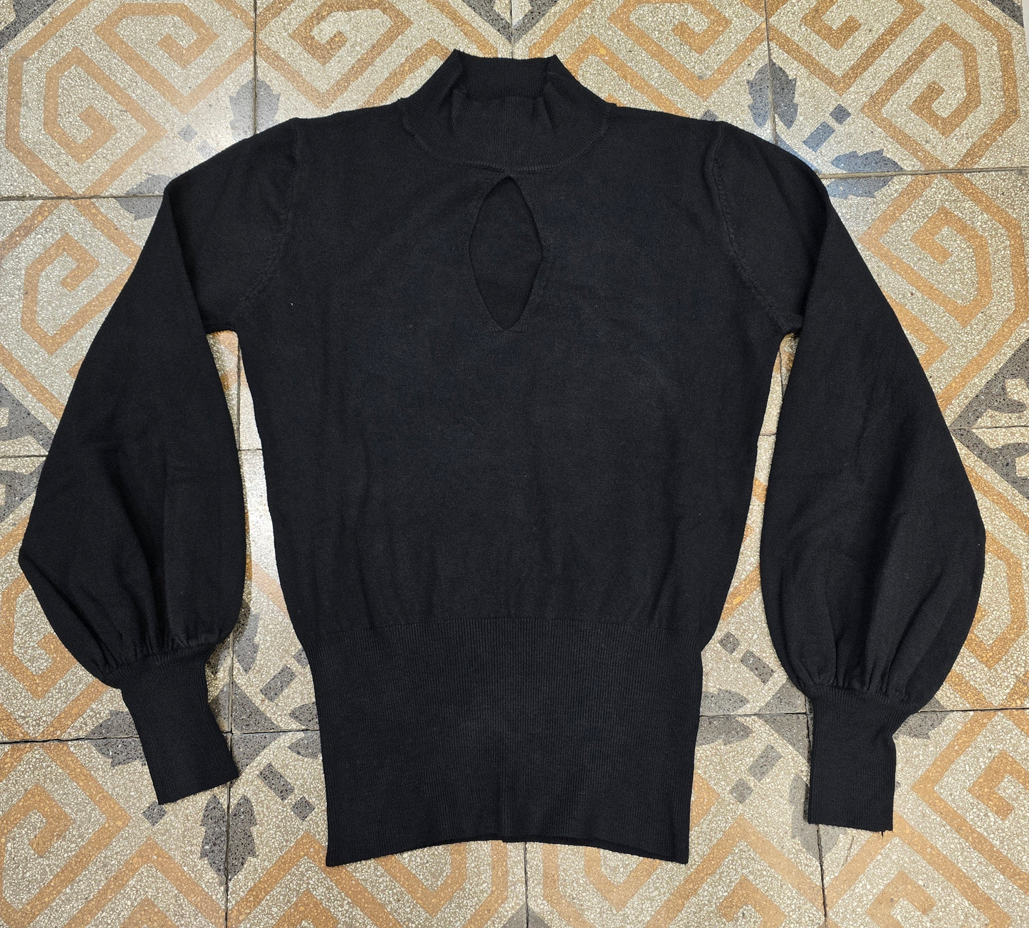 Maglia Donna Lupetto Scollo Goccia