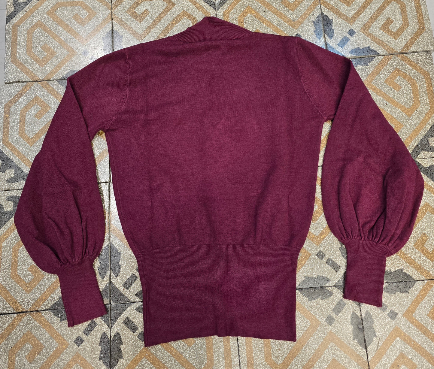 Maglia Donna Lupetto Scollo Goccia