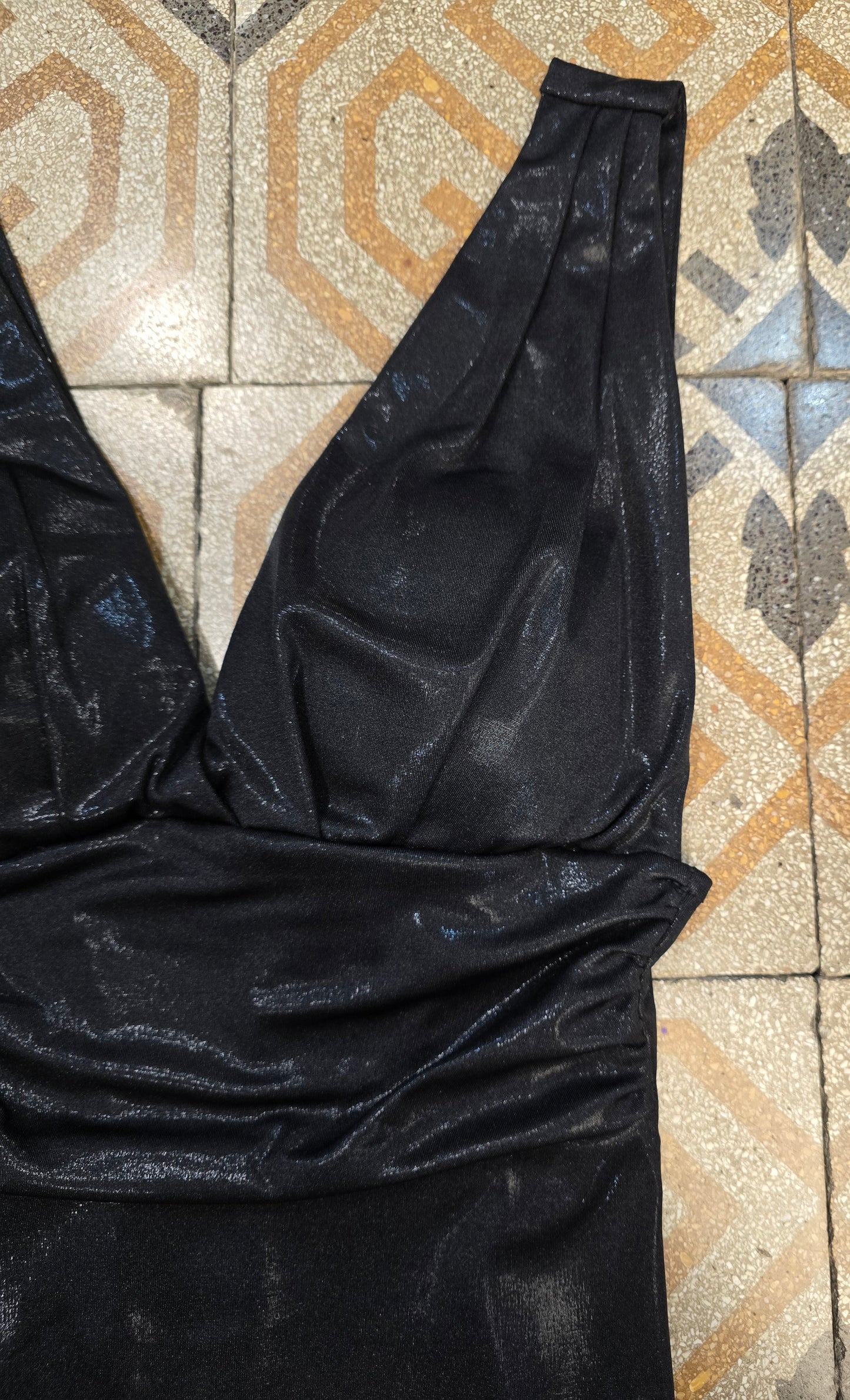 Body Donna Tessuto Lucido