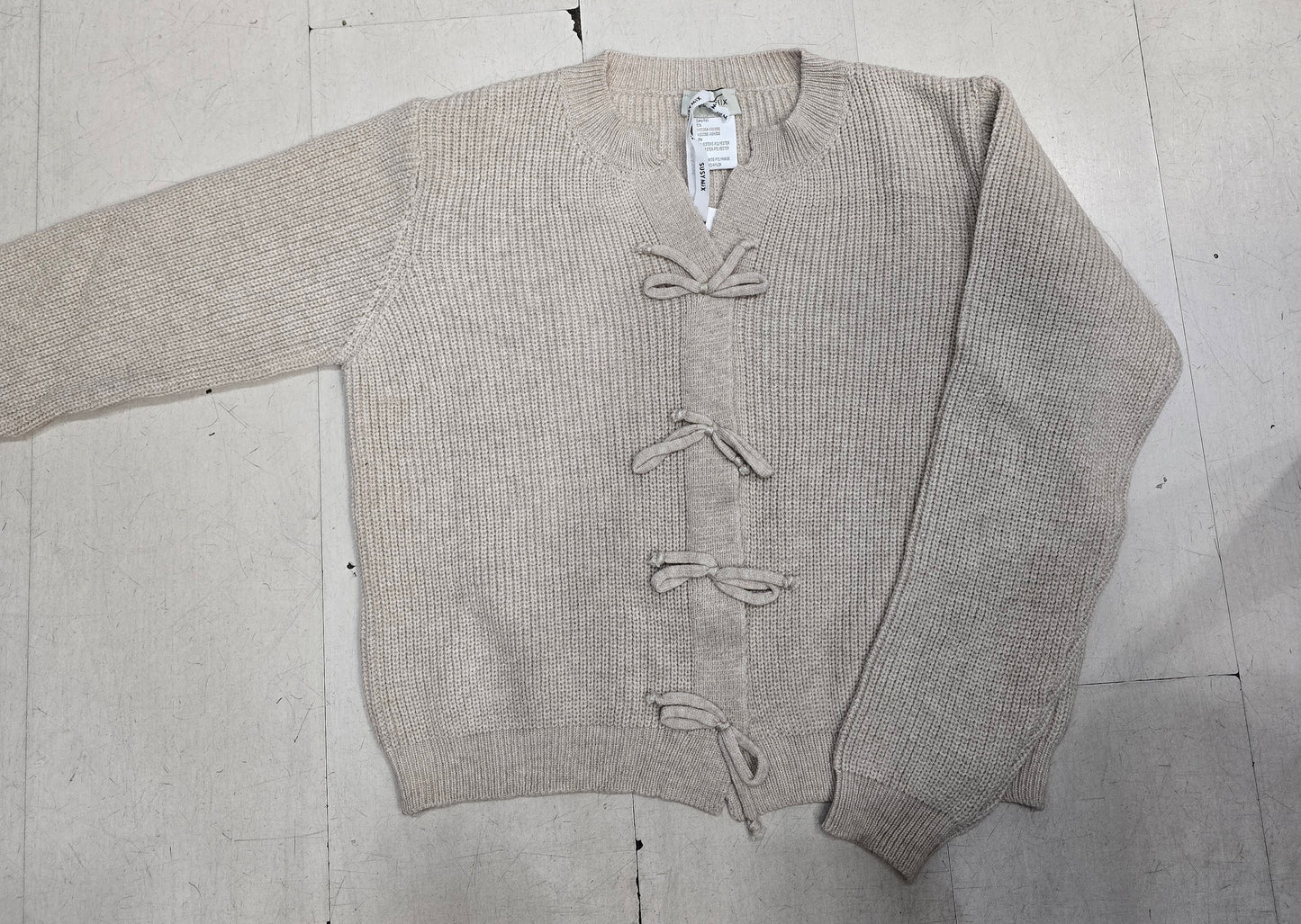 Giacca Maglia Coste Fiocchi