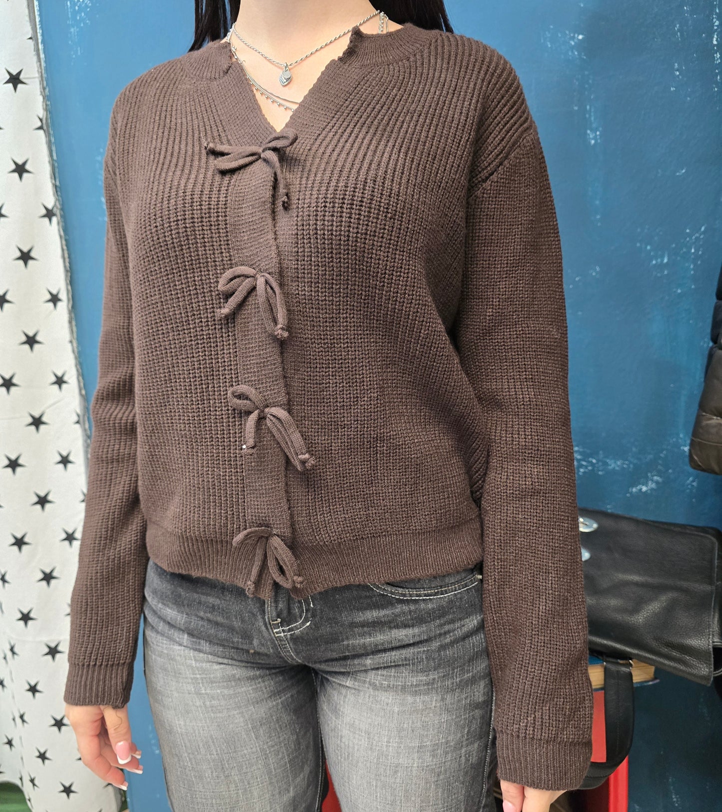 Giacca Maglia Coste Fiocchi