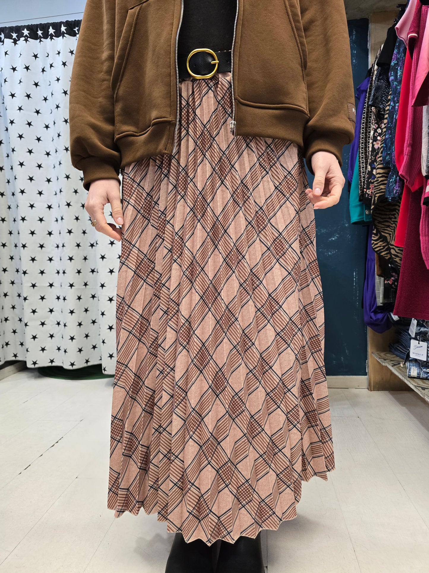 Gonna Plissè Fantasia Check