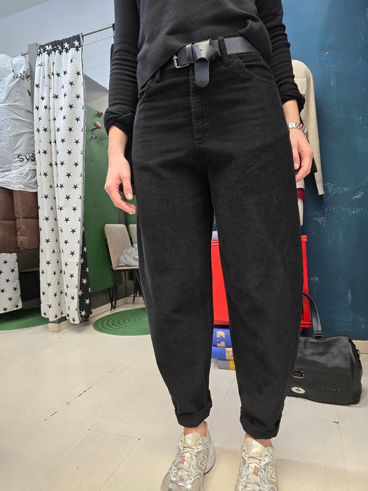 Pantalone Velluto Millerighe Bolloon