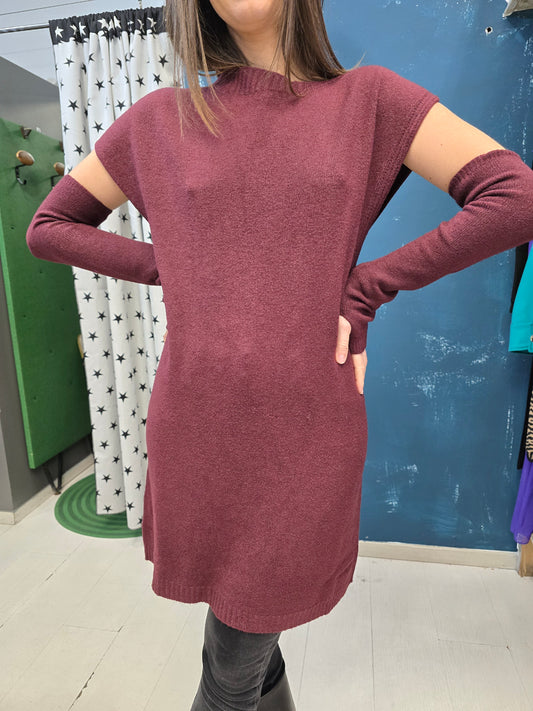 Abito Maglia Manicotti