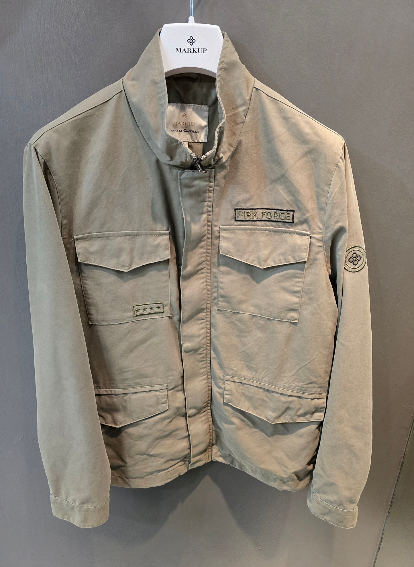Giacca Sahariana Uomo Militare