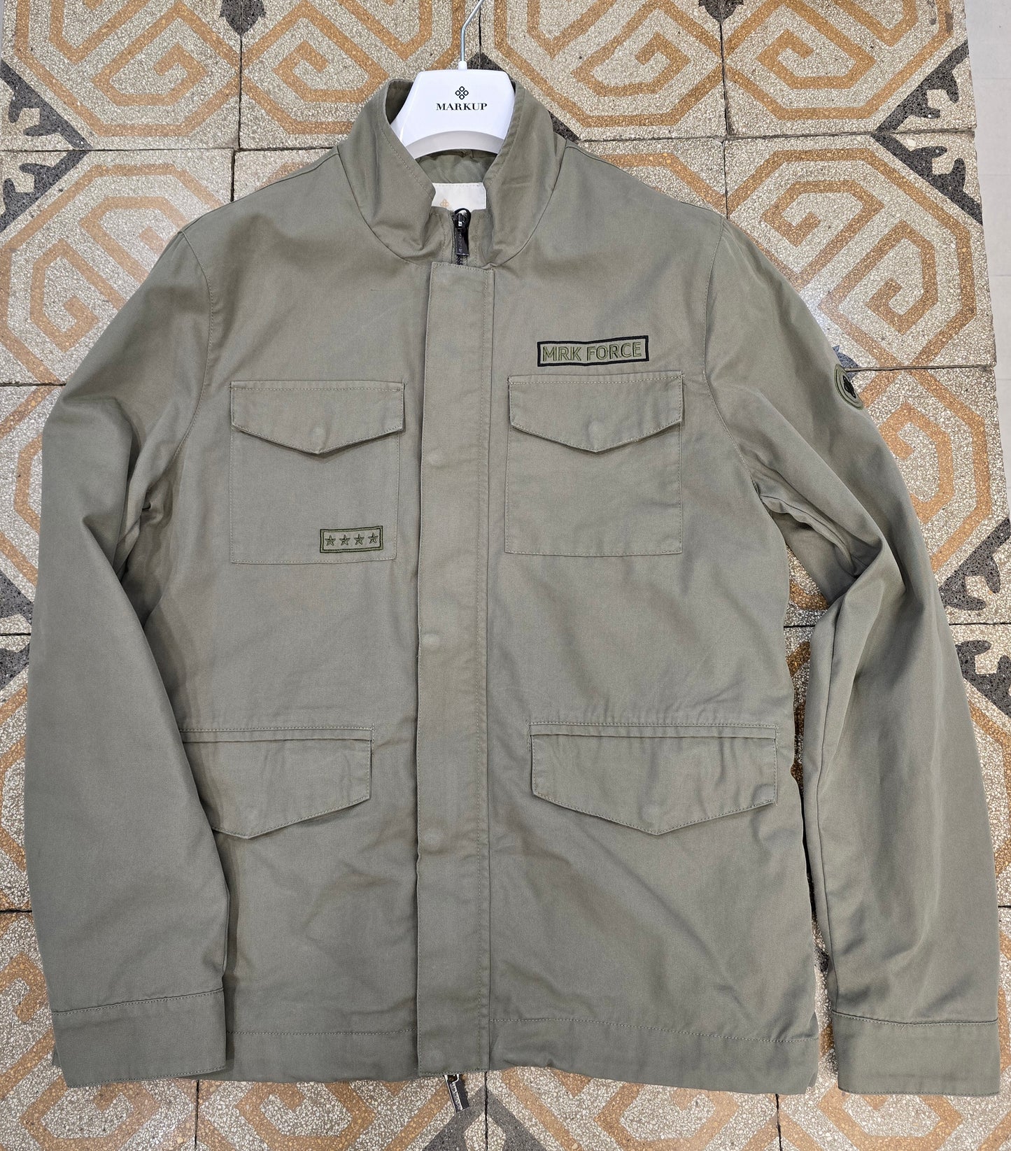 Giacca Sahariana Uomo Militare
