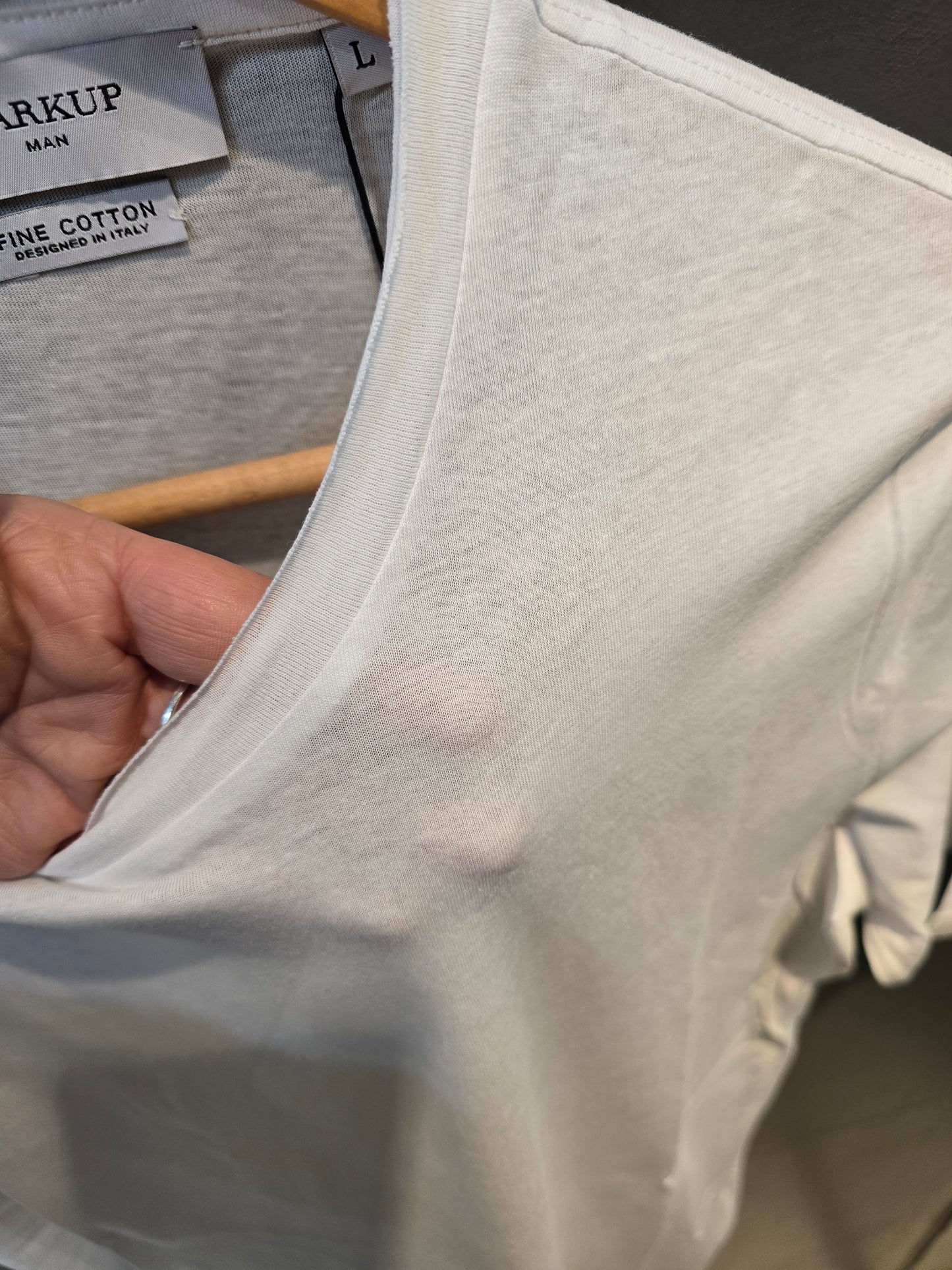 T-Shirt  Paricollo Cotone Extra Fine
