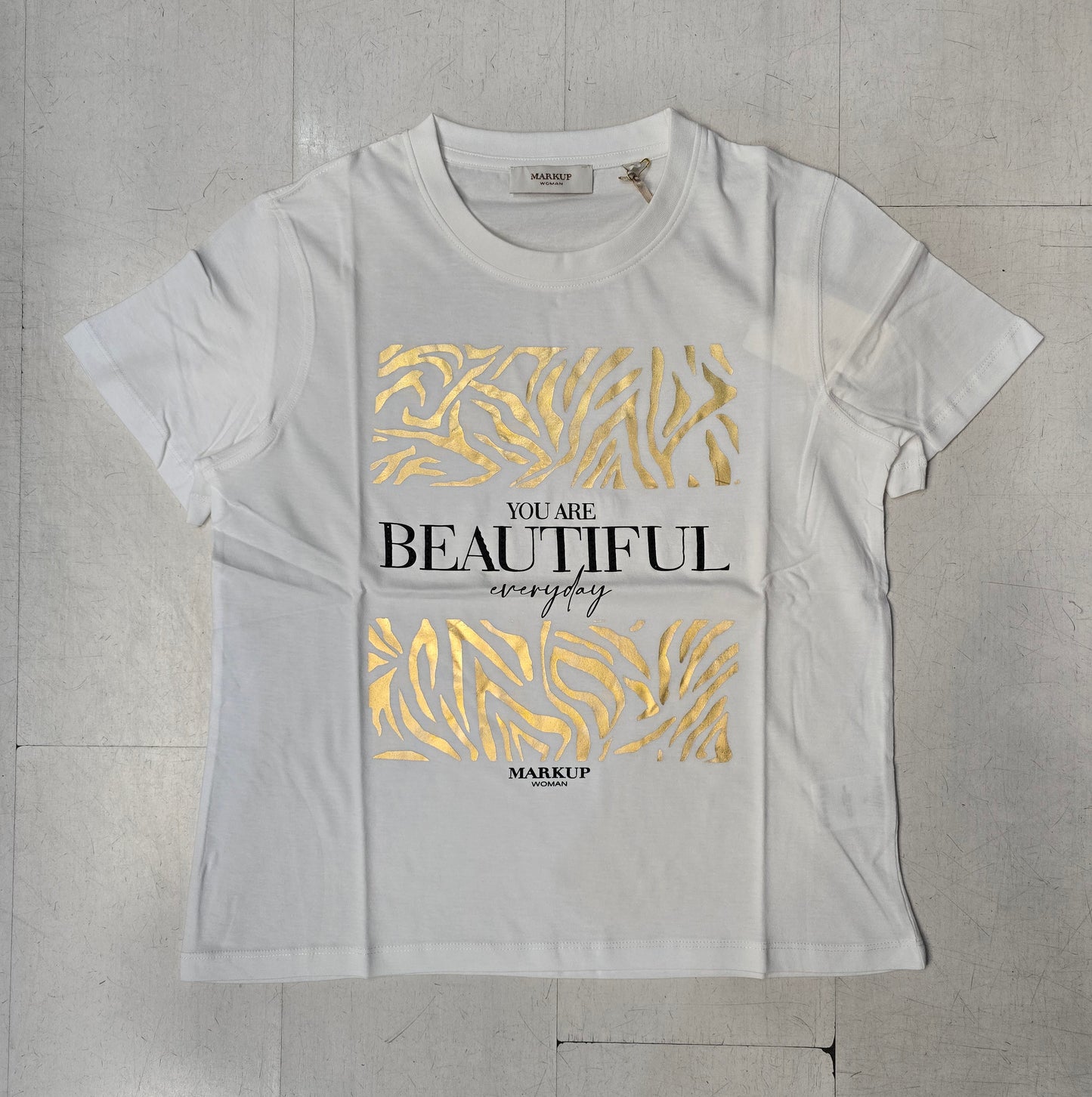 T-Shirt Donna Paricollo Stampata