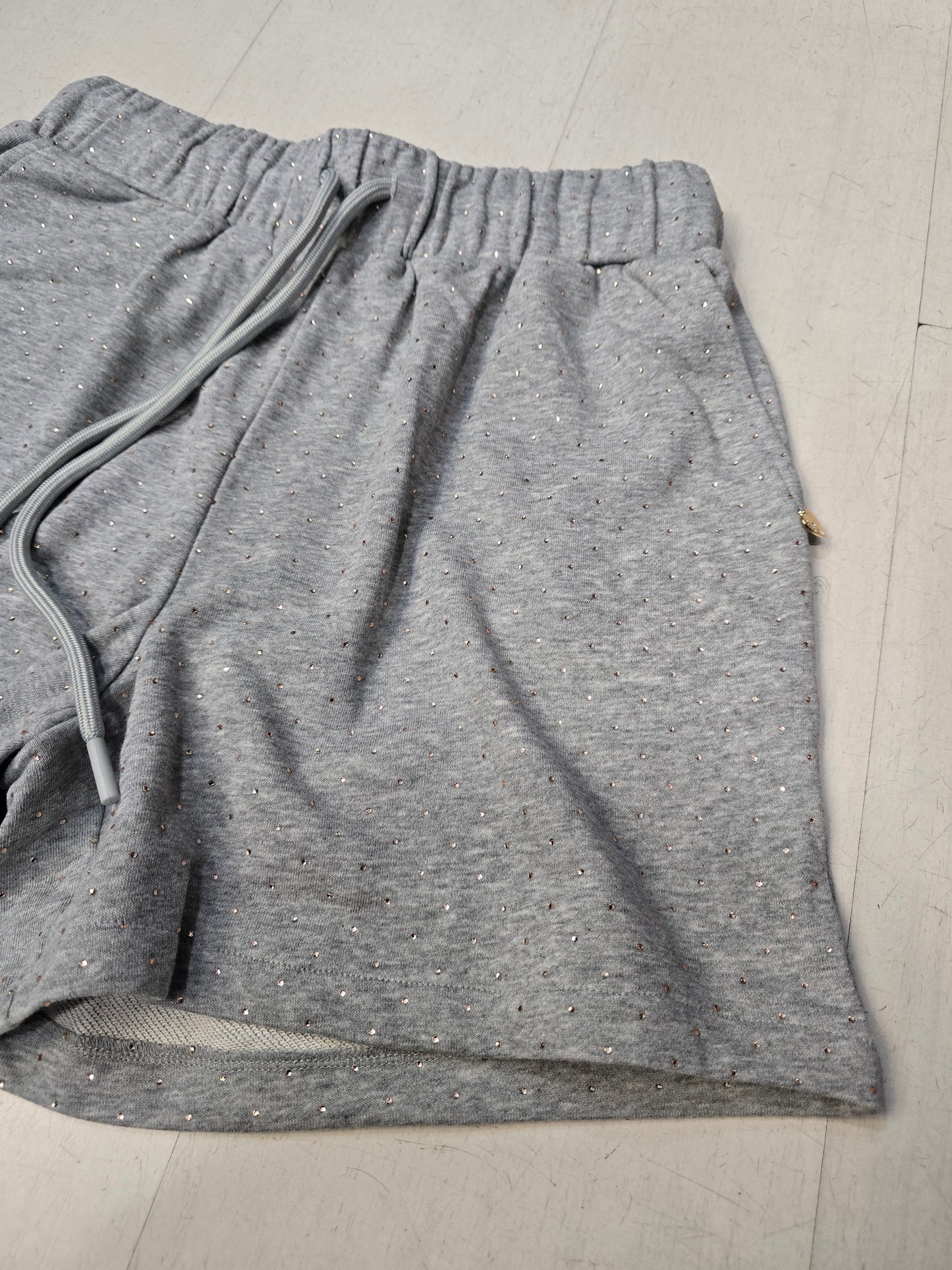 Shorts Donna Felpa Strass