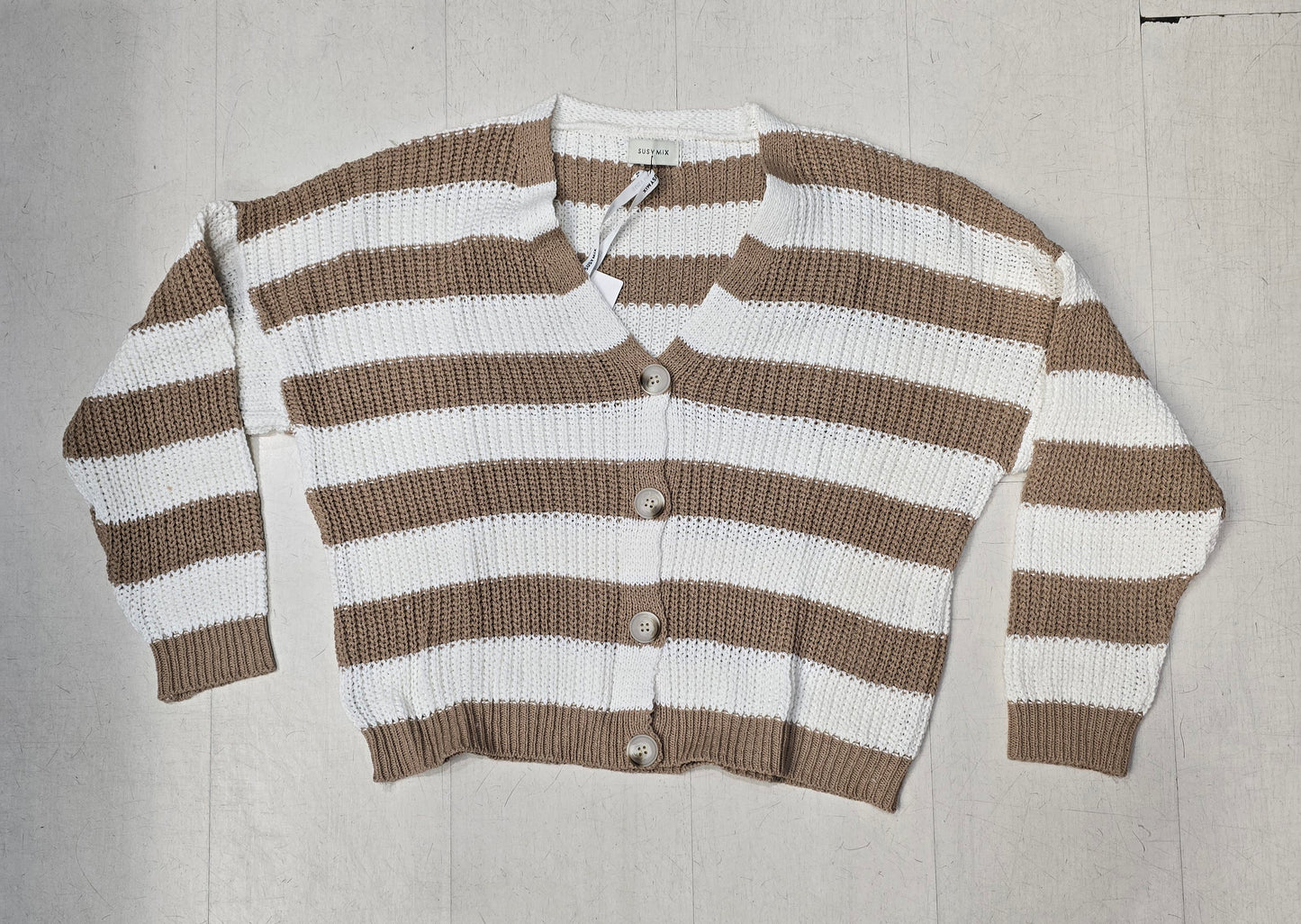 Cardigan Donna Rigato