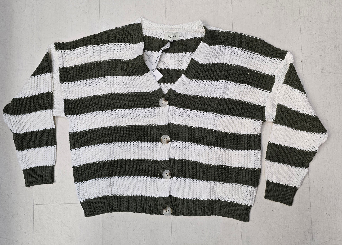 Cardigan Donna Rigato