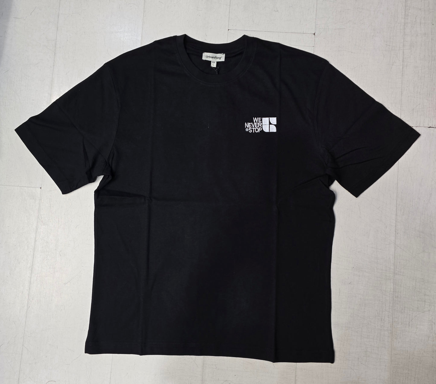 T-Shirt Uomo Paricollo Stampa Dietro