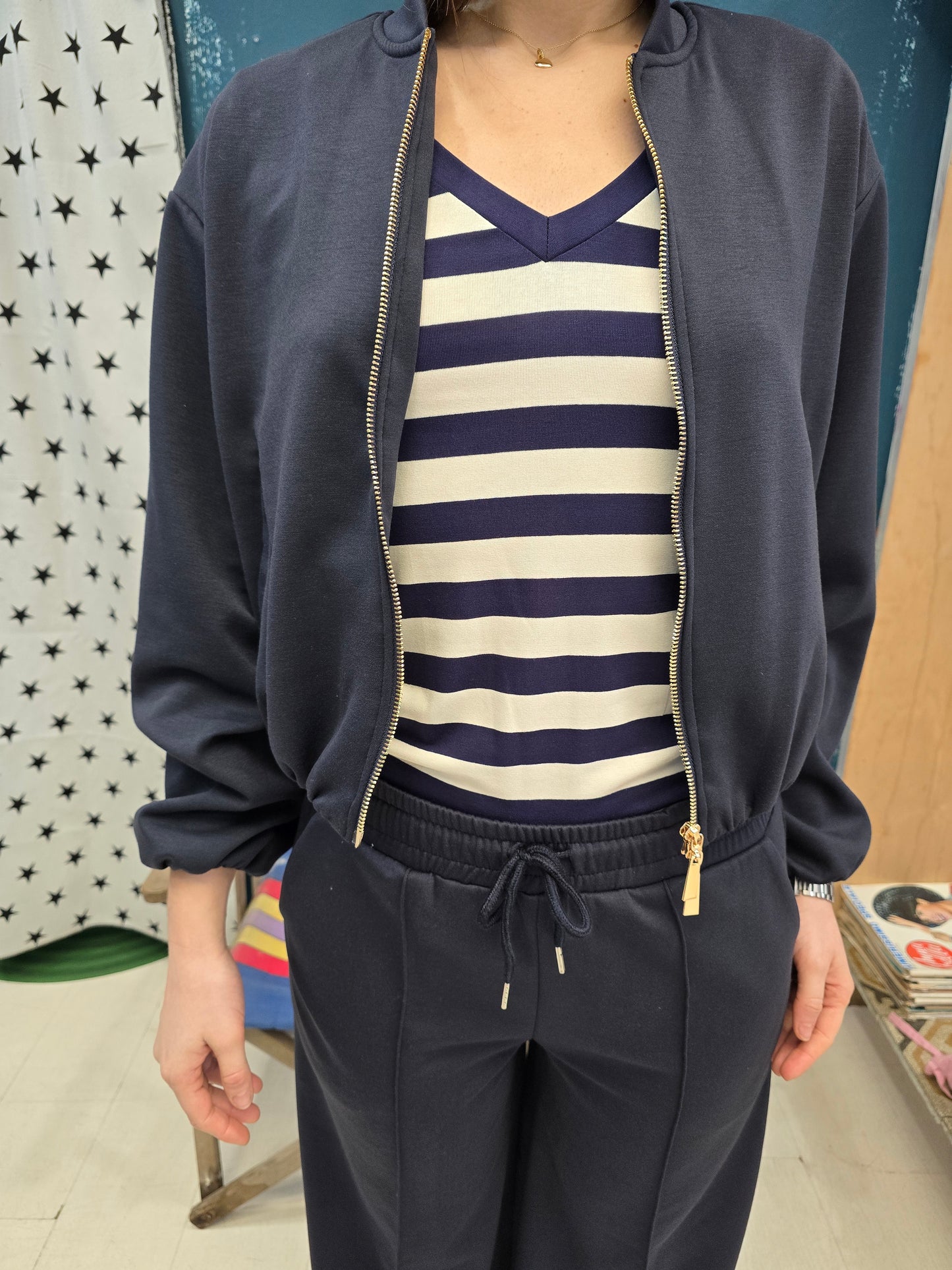 Completo Donna Bomber Pantapalazzo