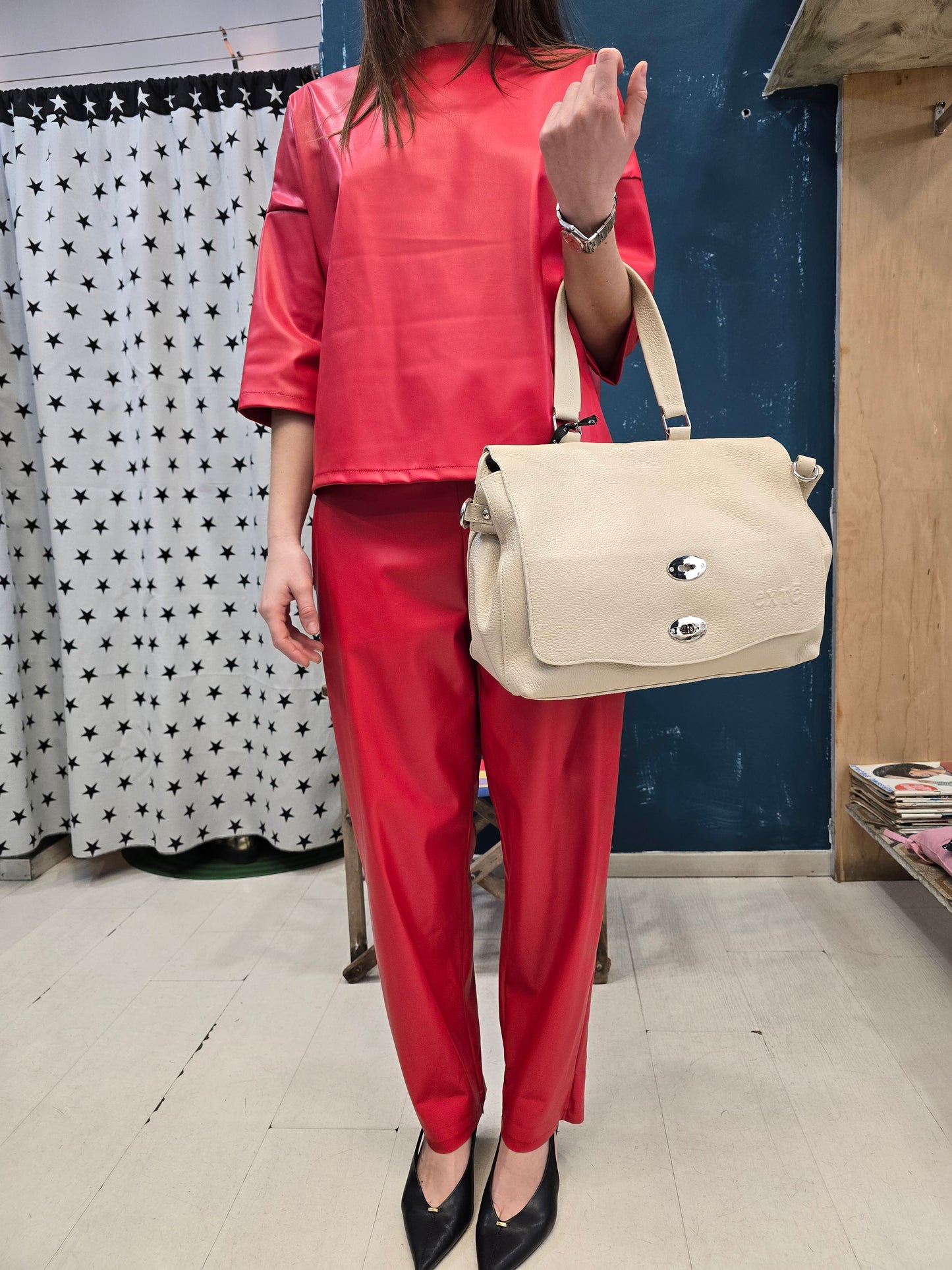 Pantalone Donna Ecopelle
