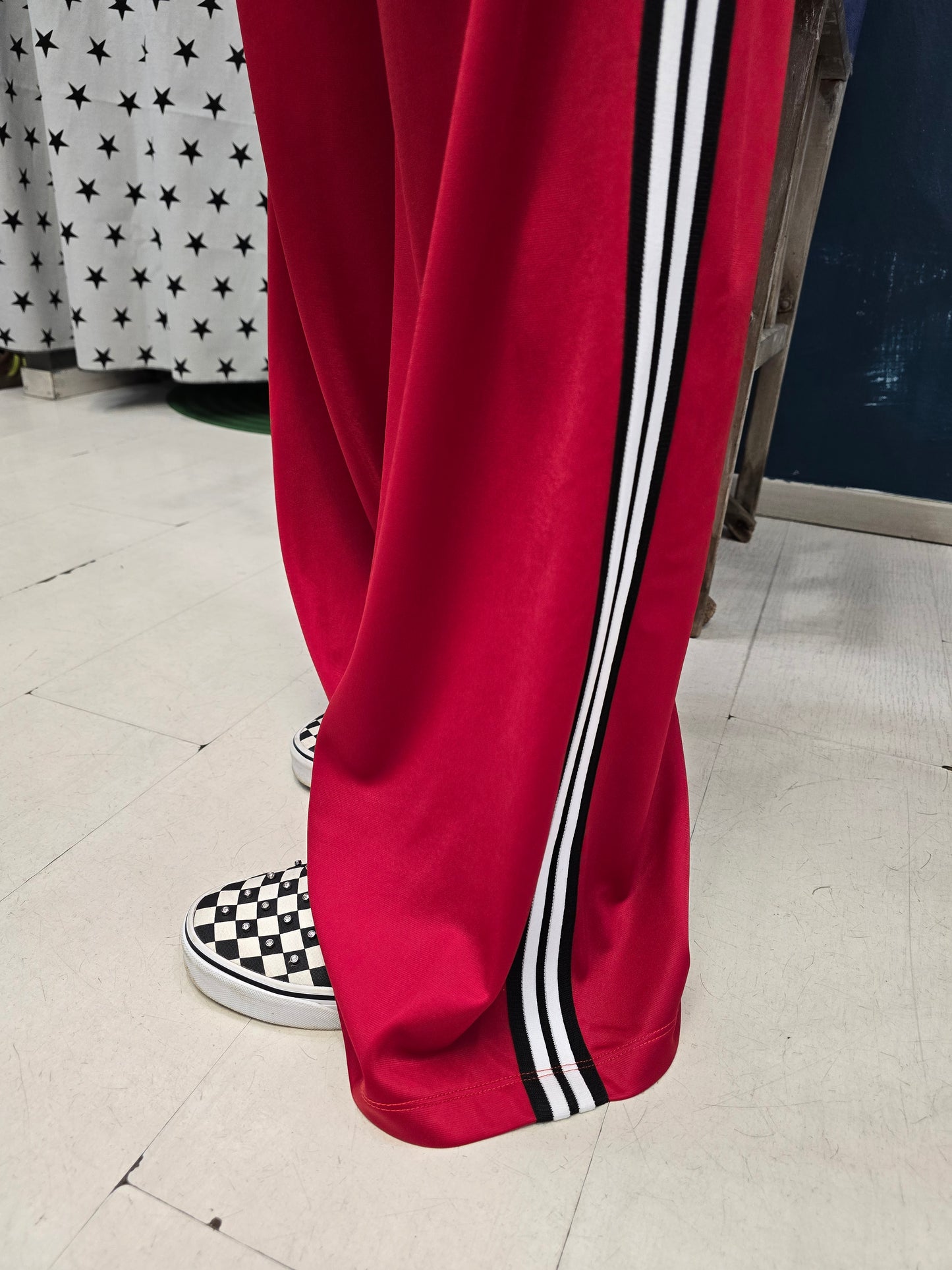 Pantalone Donna Acetato Bande