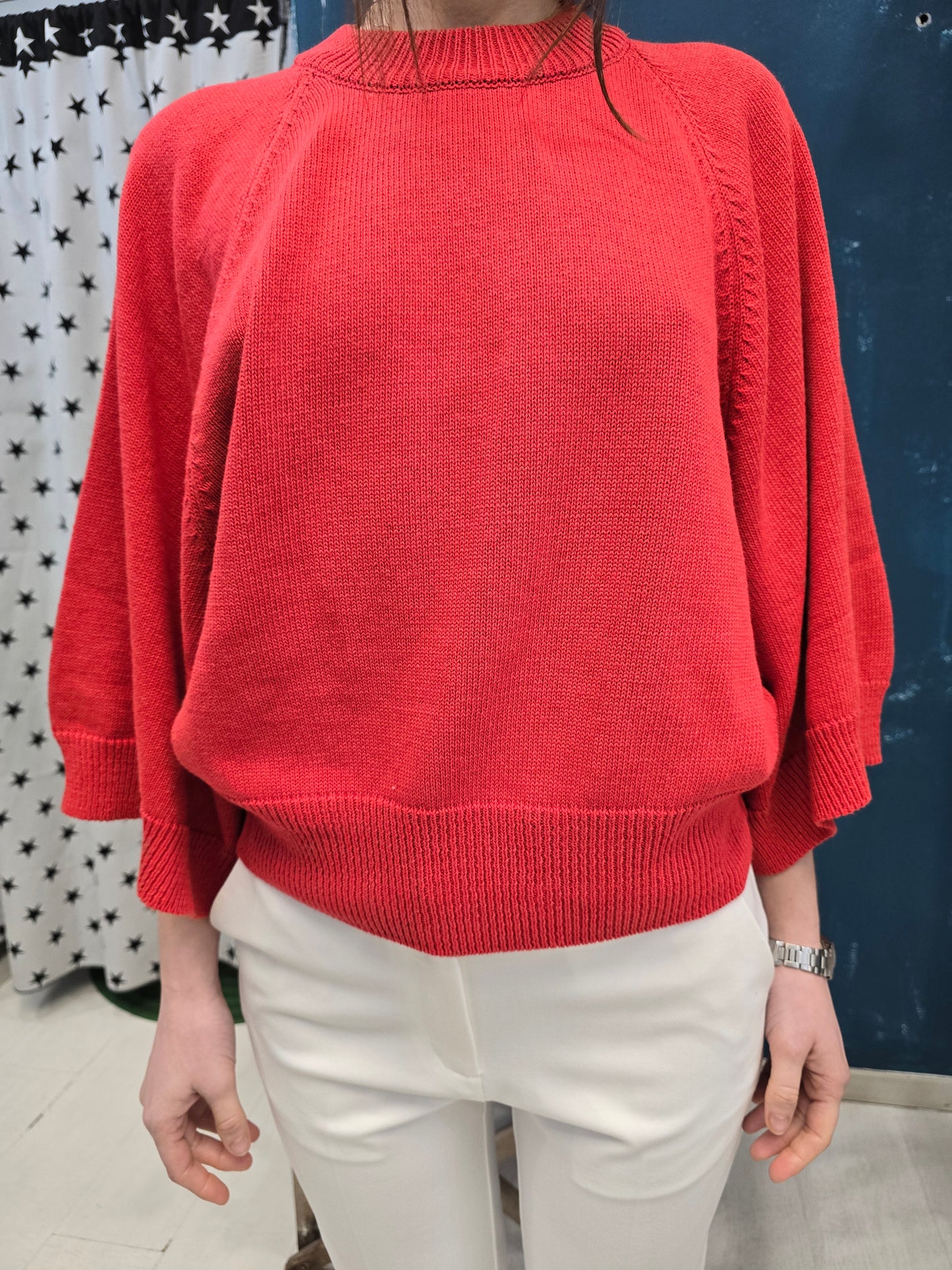 Maglia Donna Cotone Manica Ampia