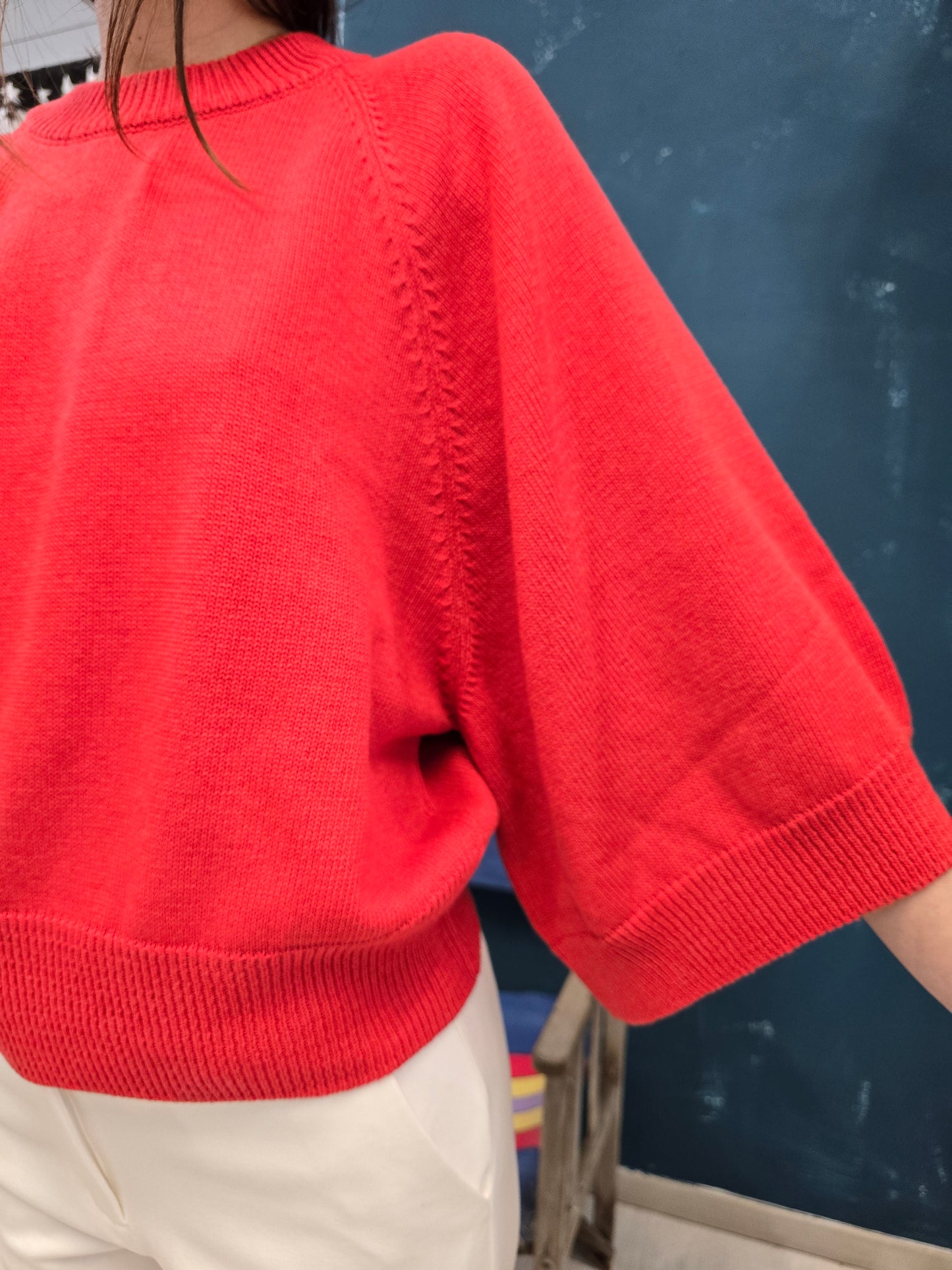 Maglia Donna Cotone Manica Ampia