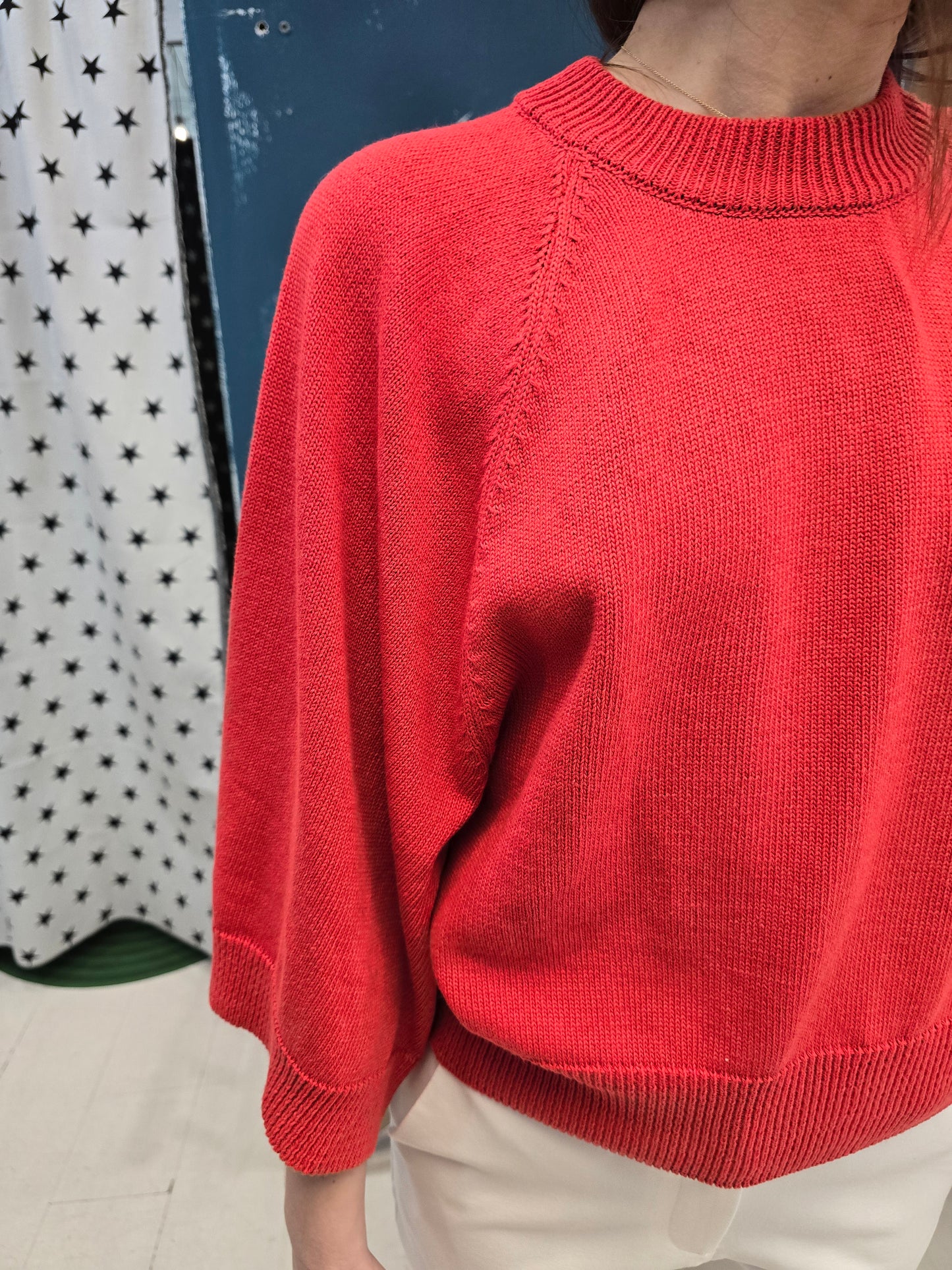 Maglia Donna Cotone Manica Ampia