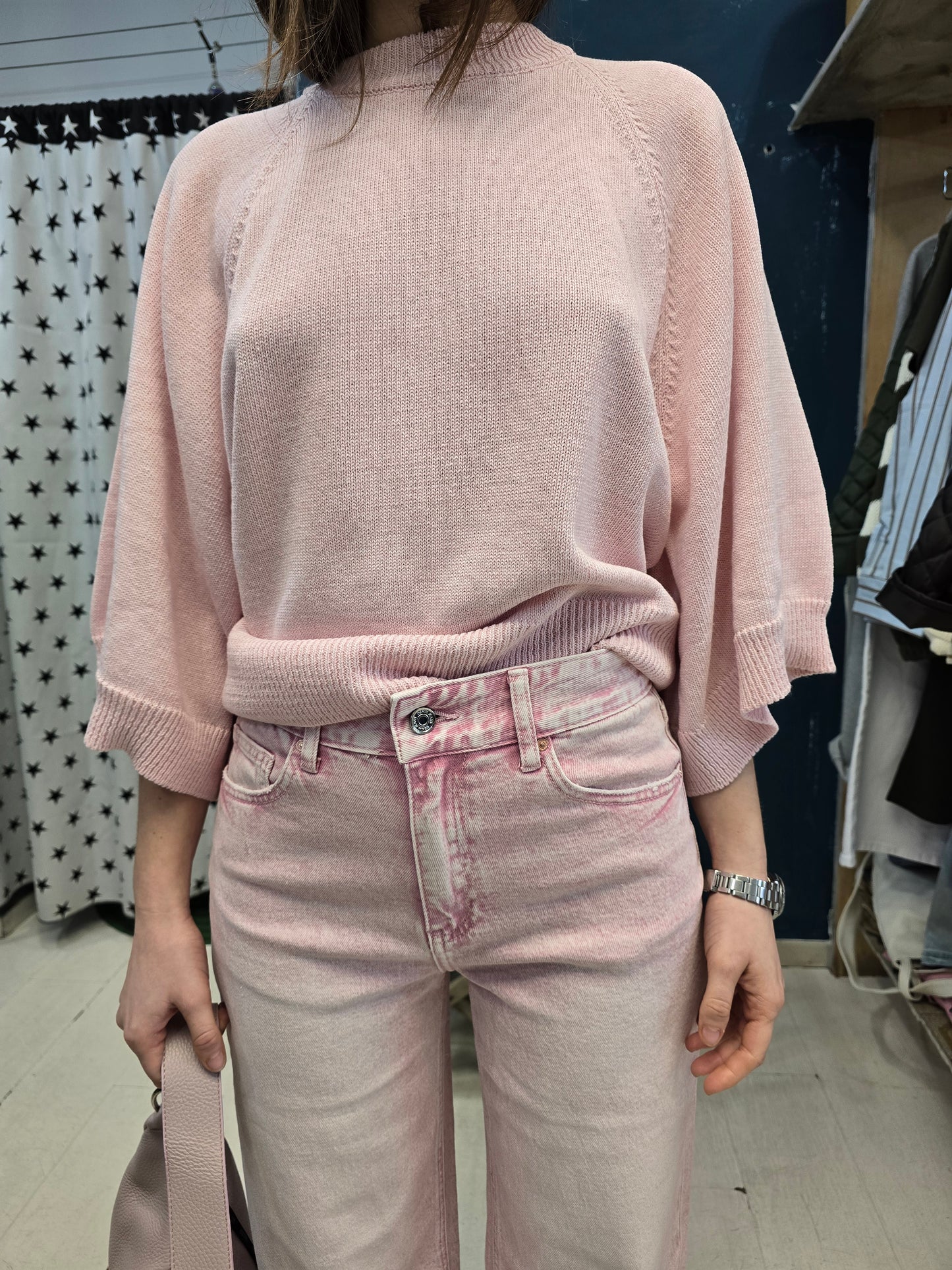 Maglia Donna Cotone Manica Ampia