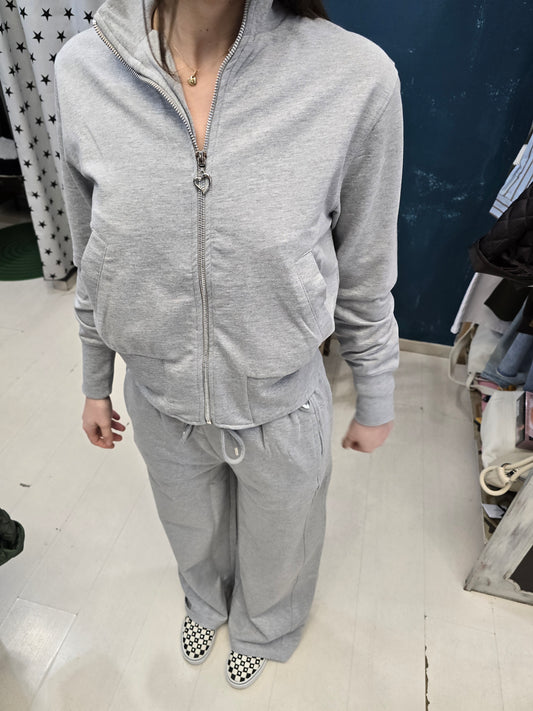 Felpa Donna Aperta Zip