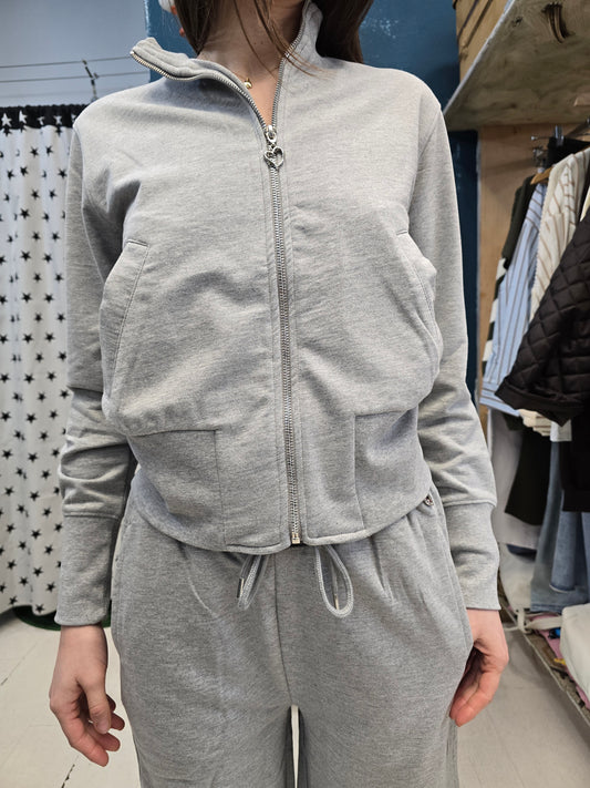 Felpa Donna Aperta Zip