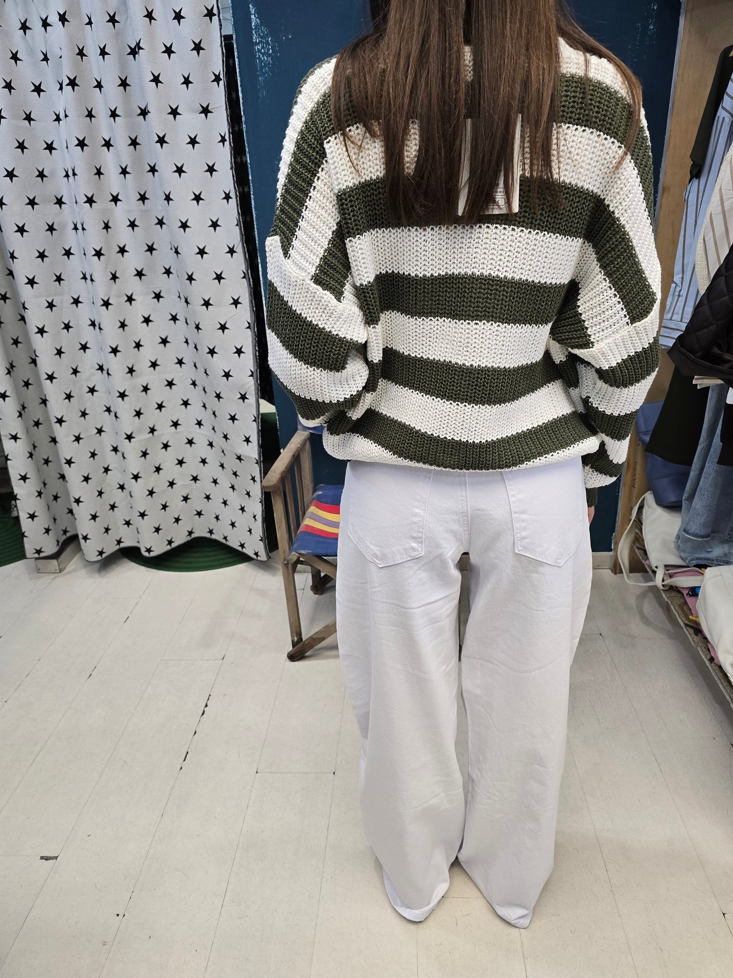 Cardigan Donna Rigato