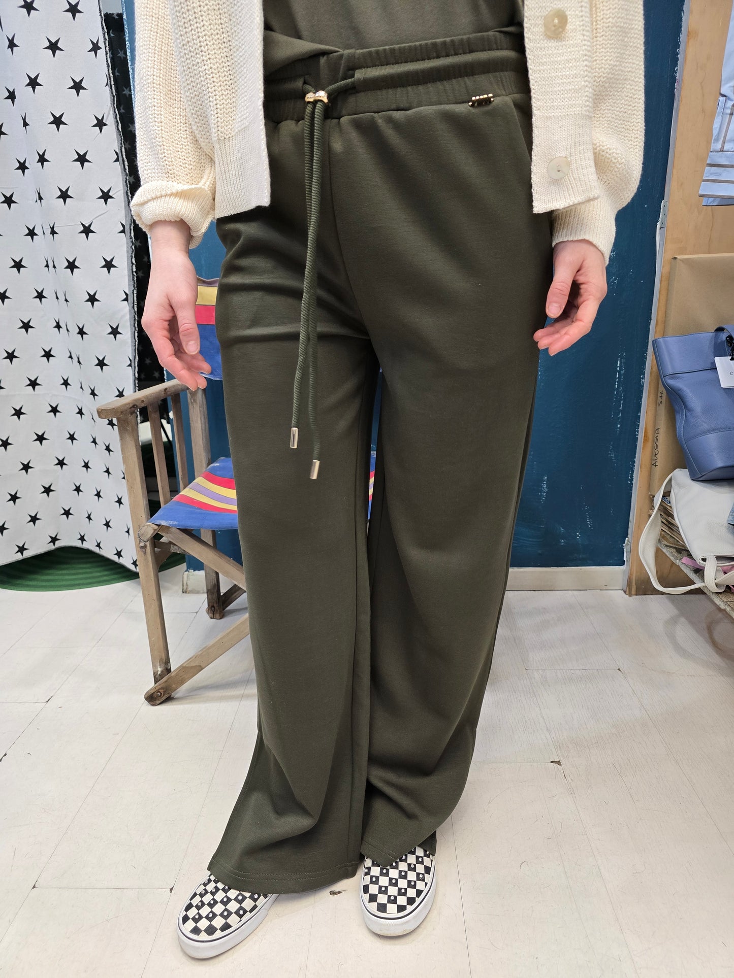 Pantalone Donna Felpa Interlock
