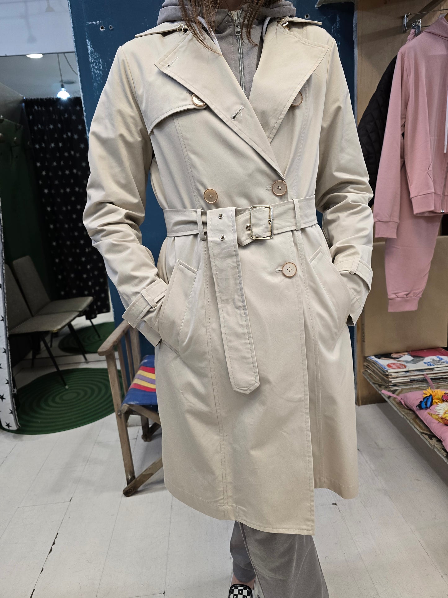 Trench Donna Cotone