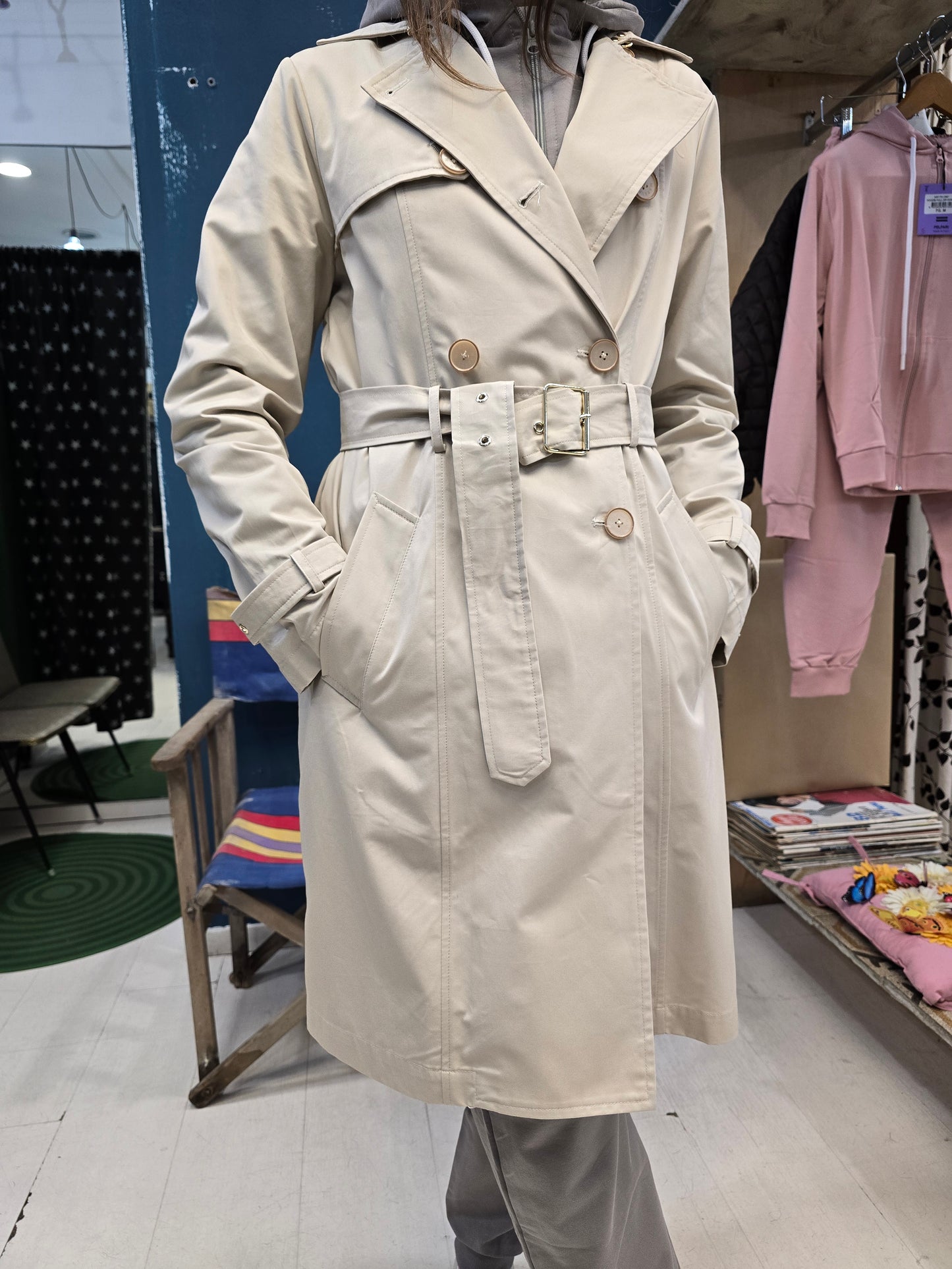 Trench Donna Cotone
