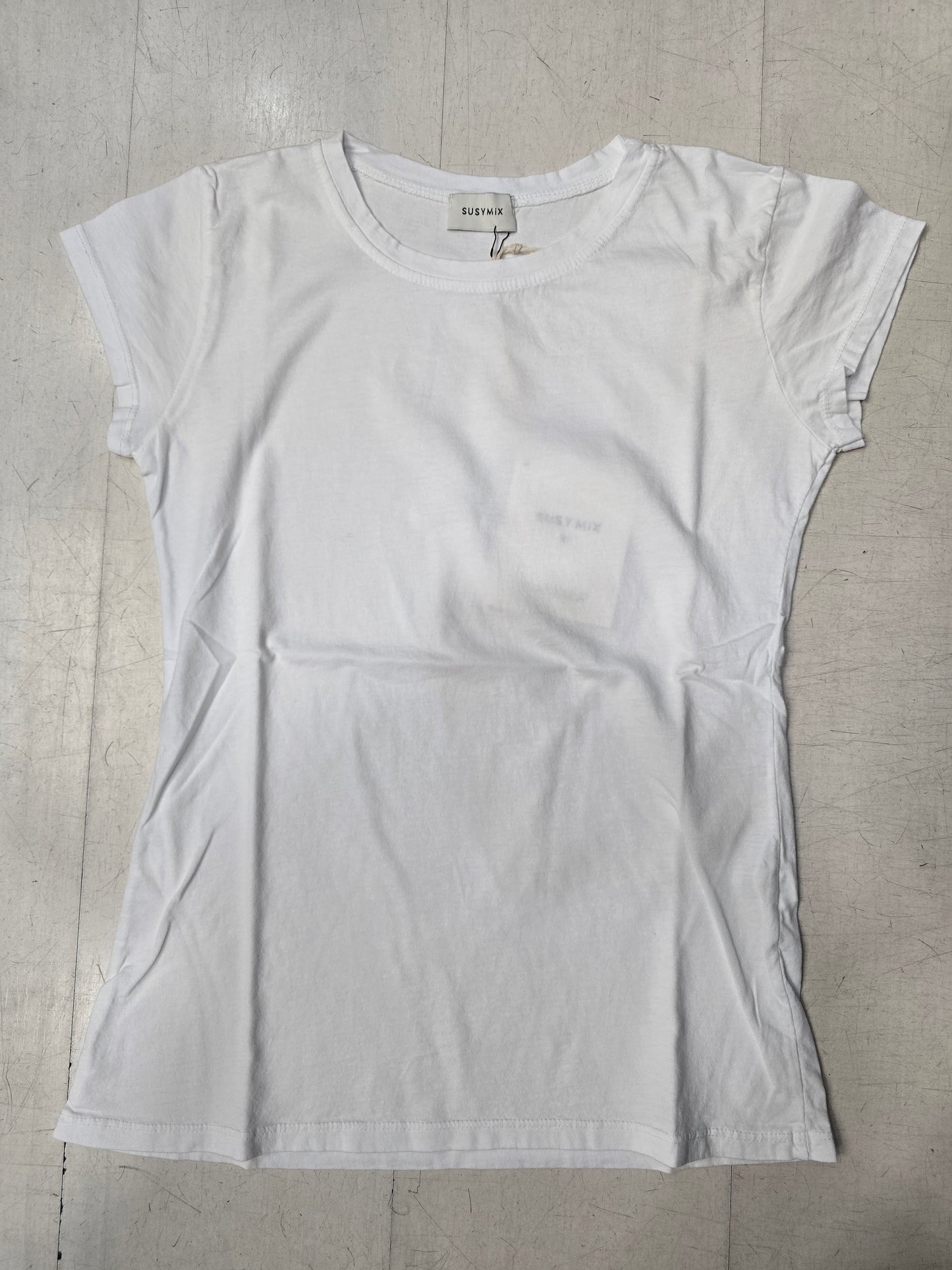 T-Shirt Donna Paricollo Basic Cotone