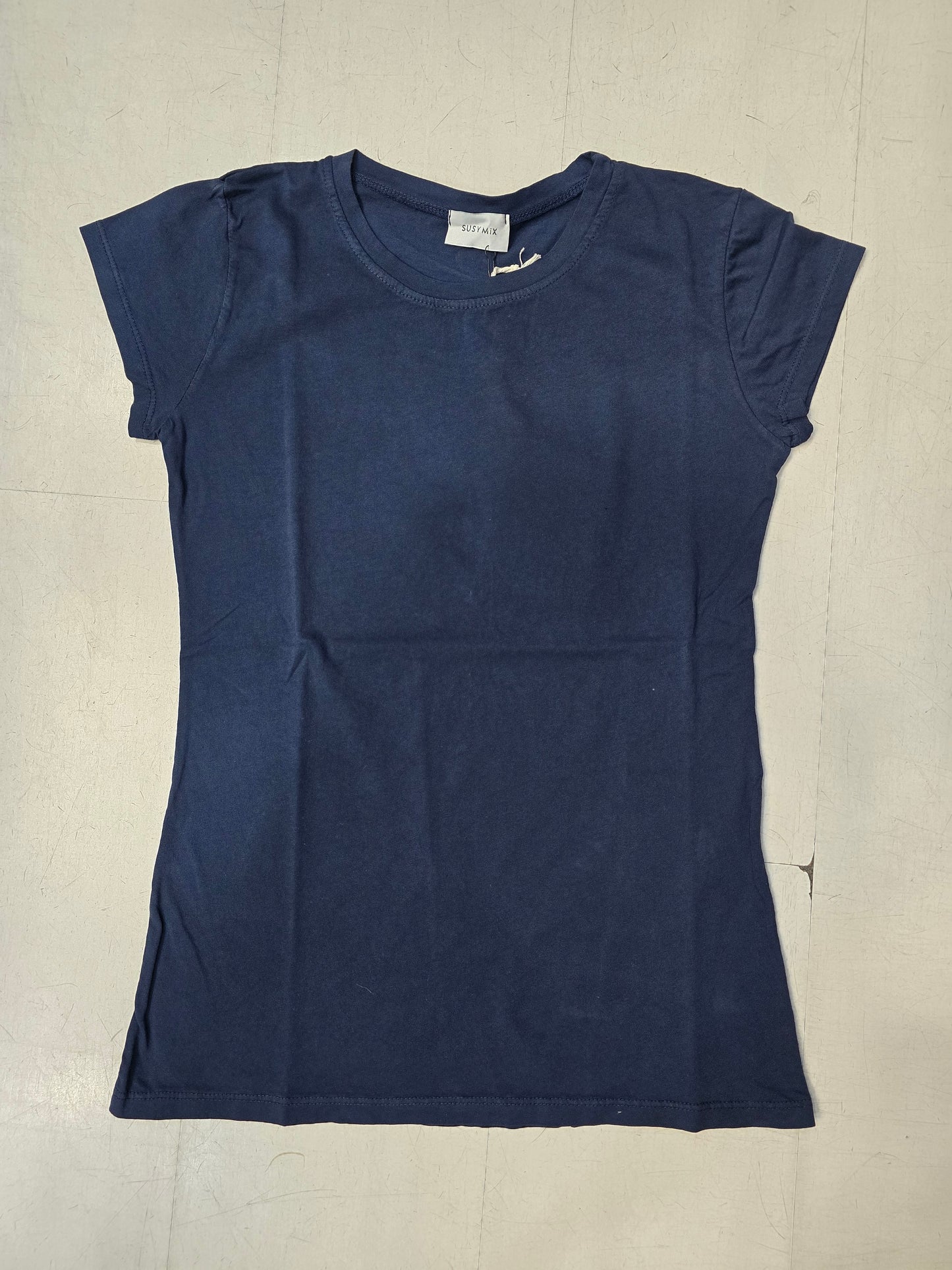 T-Shirt Donna Paricollo Basic Cotone