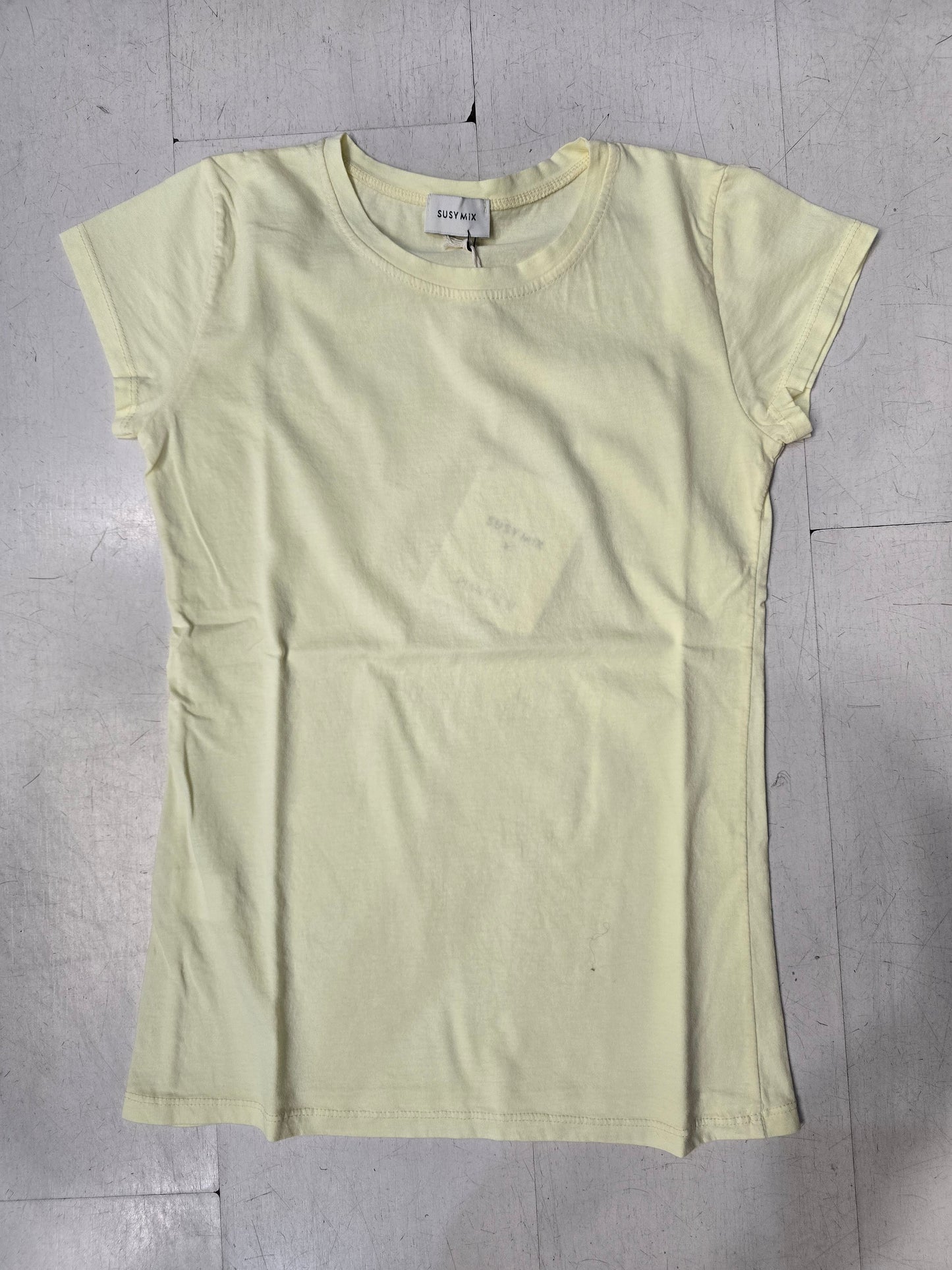 T-Shirt Donna Paricollo Basic Cotone