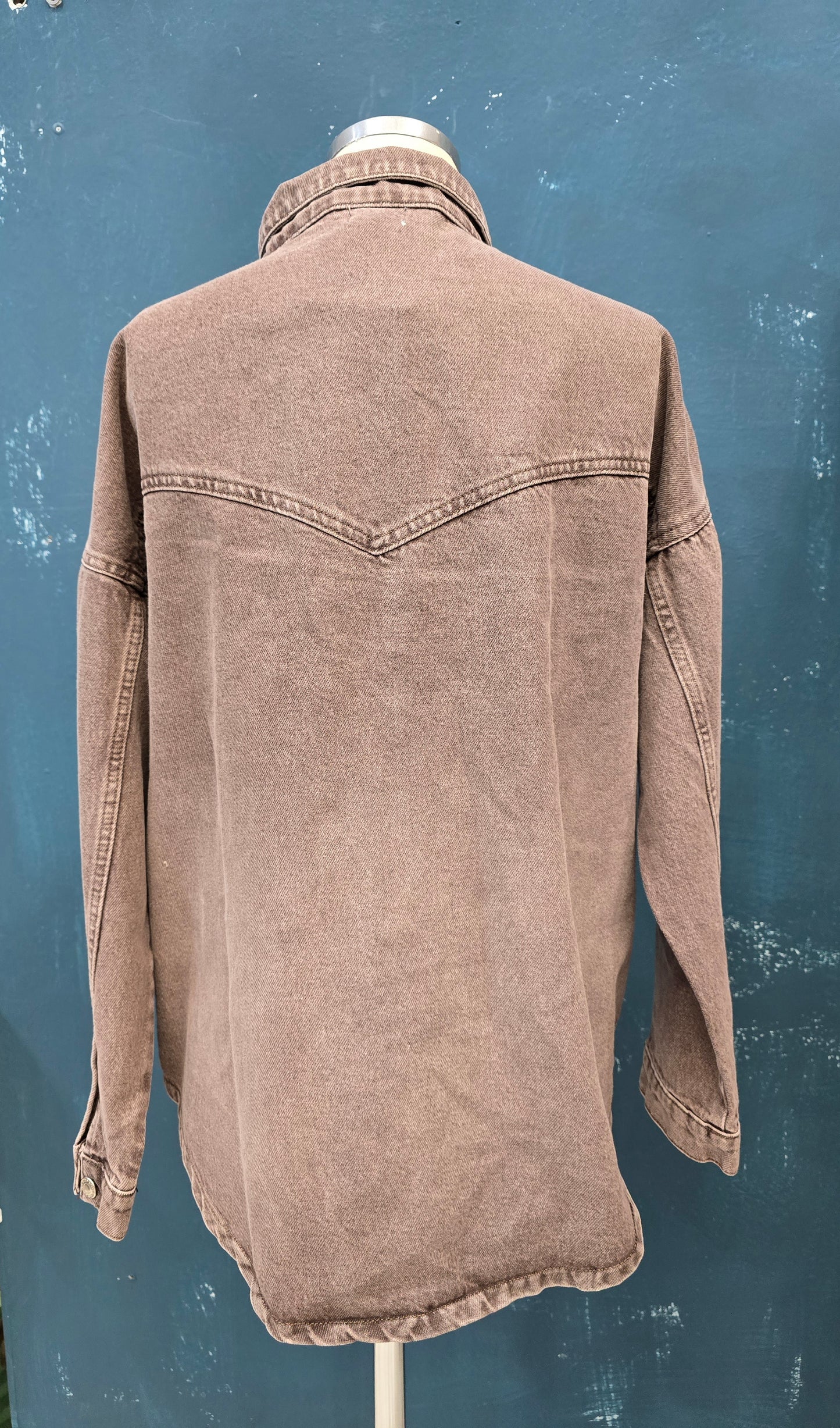 Giacca Camicia Donna Denim