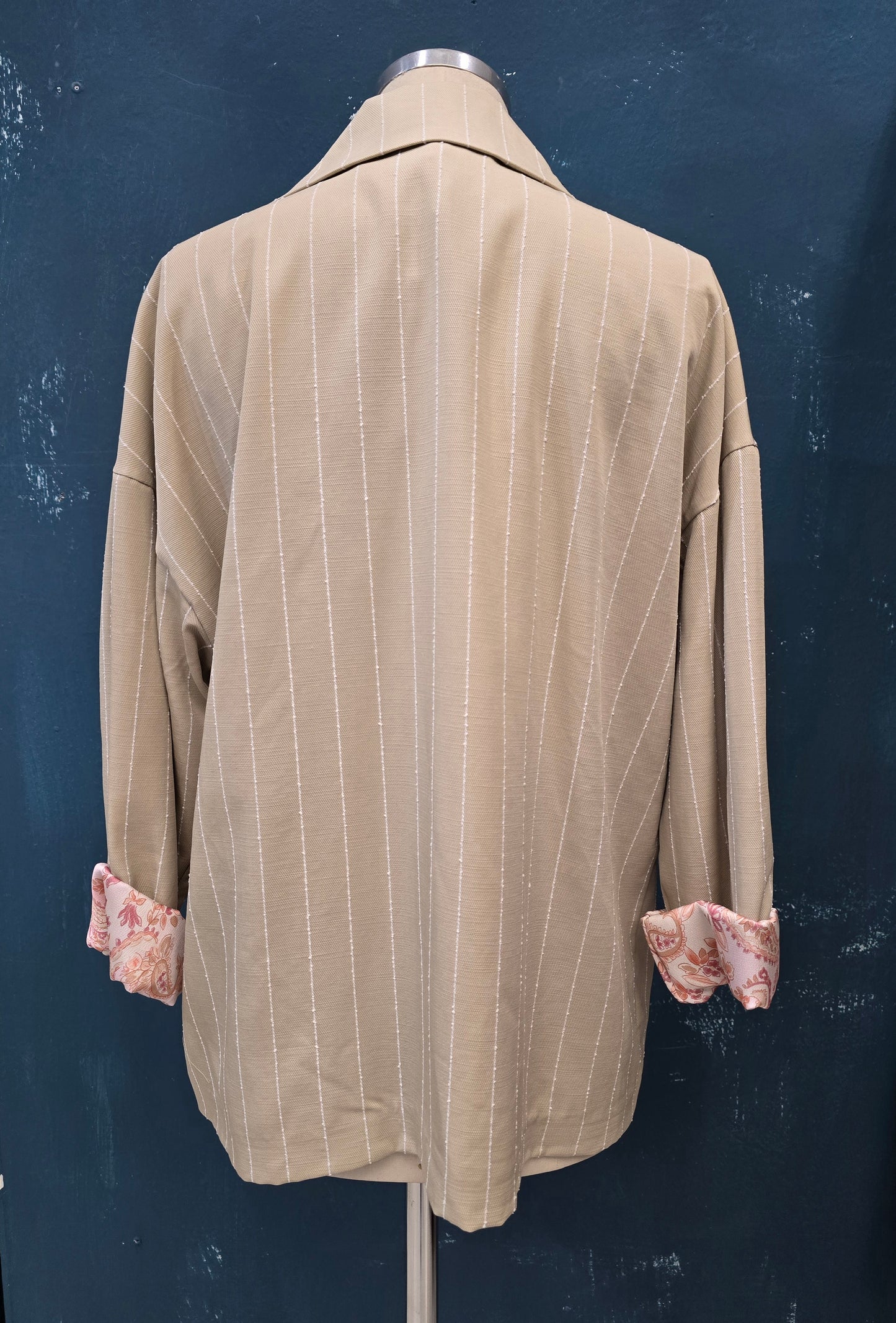 Blazer Donna Gessato Over