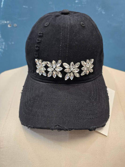 Cappello Donna Baseball Strass