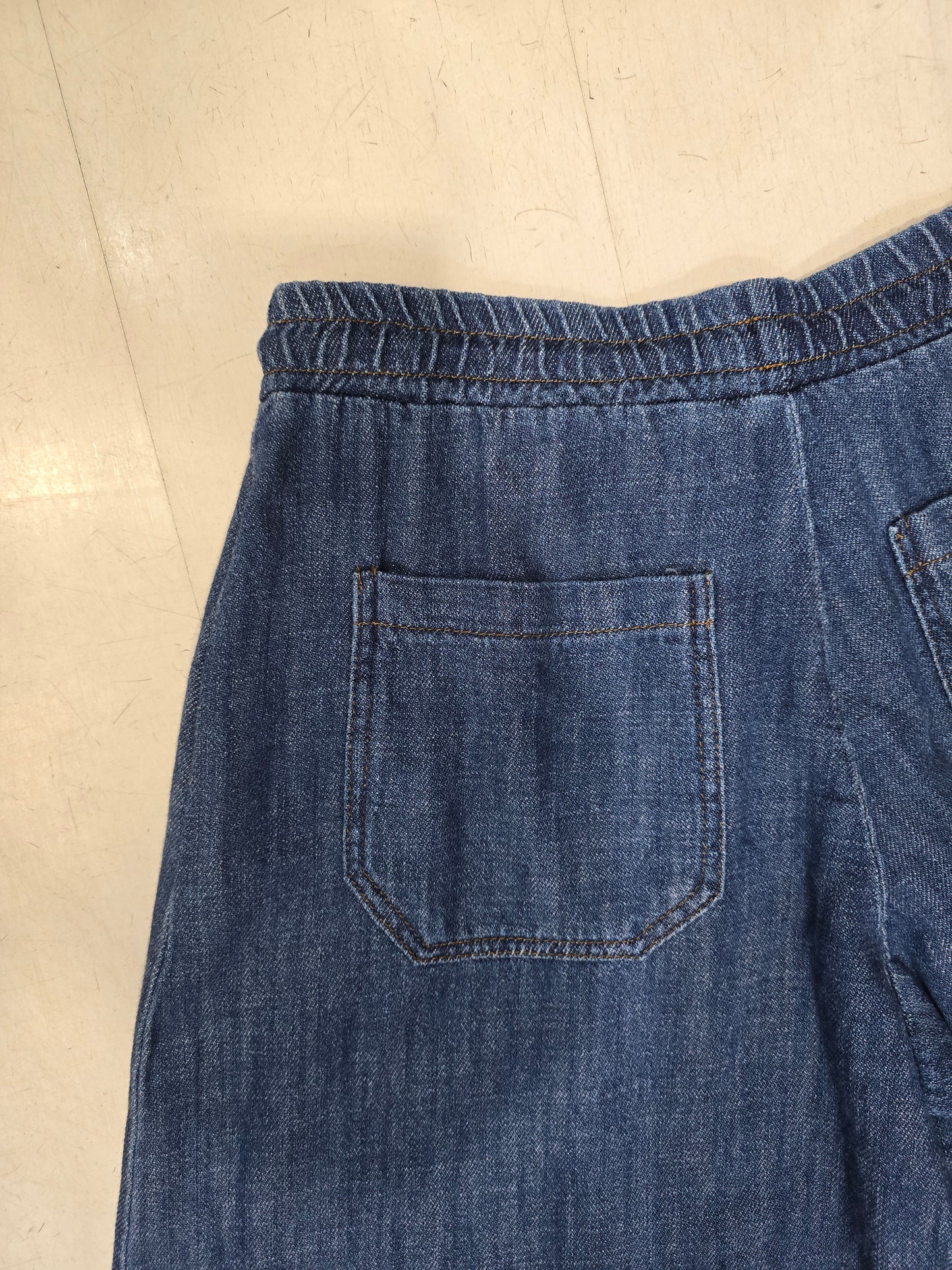 Pantalone Donna Denim Largo