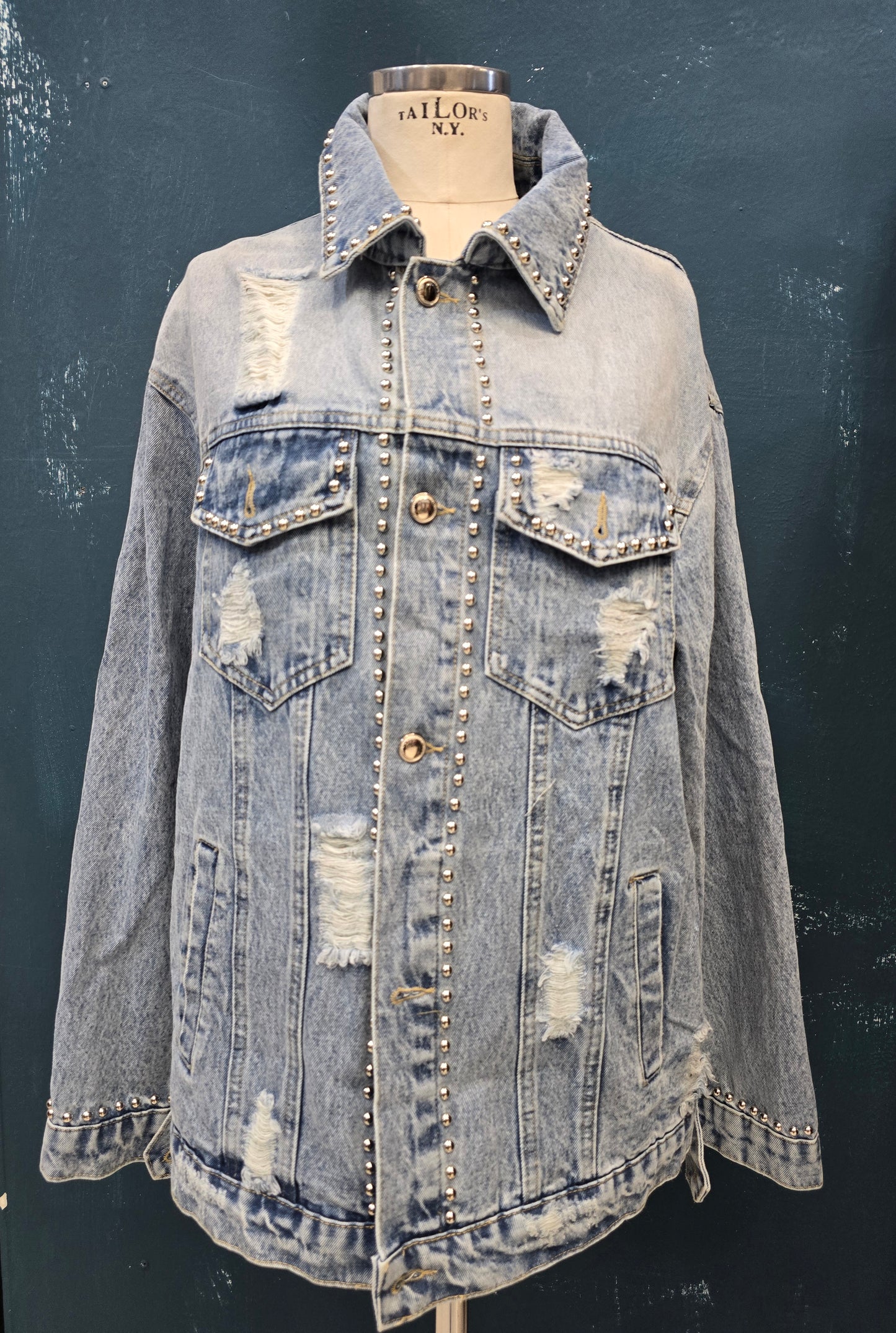 Bomber Donna Denim Lungo