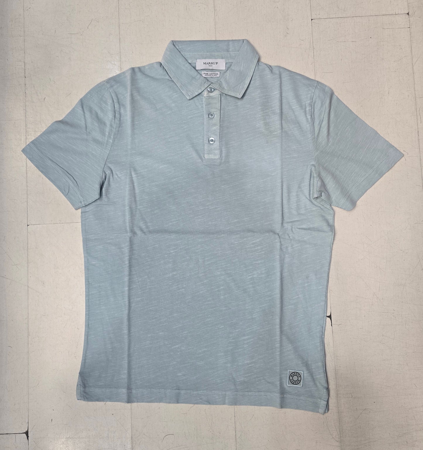 Polo Uomo Cotone Fiammato