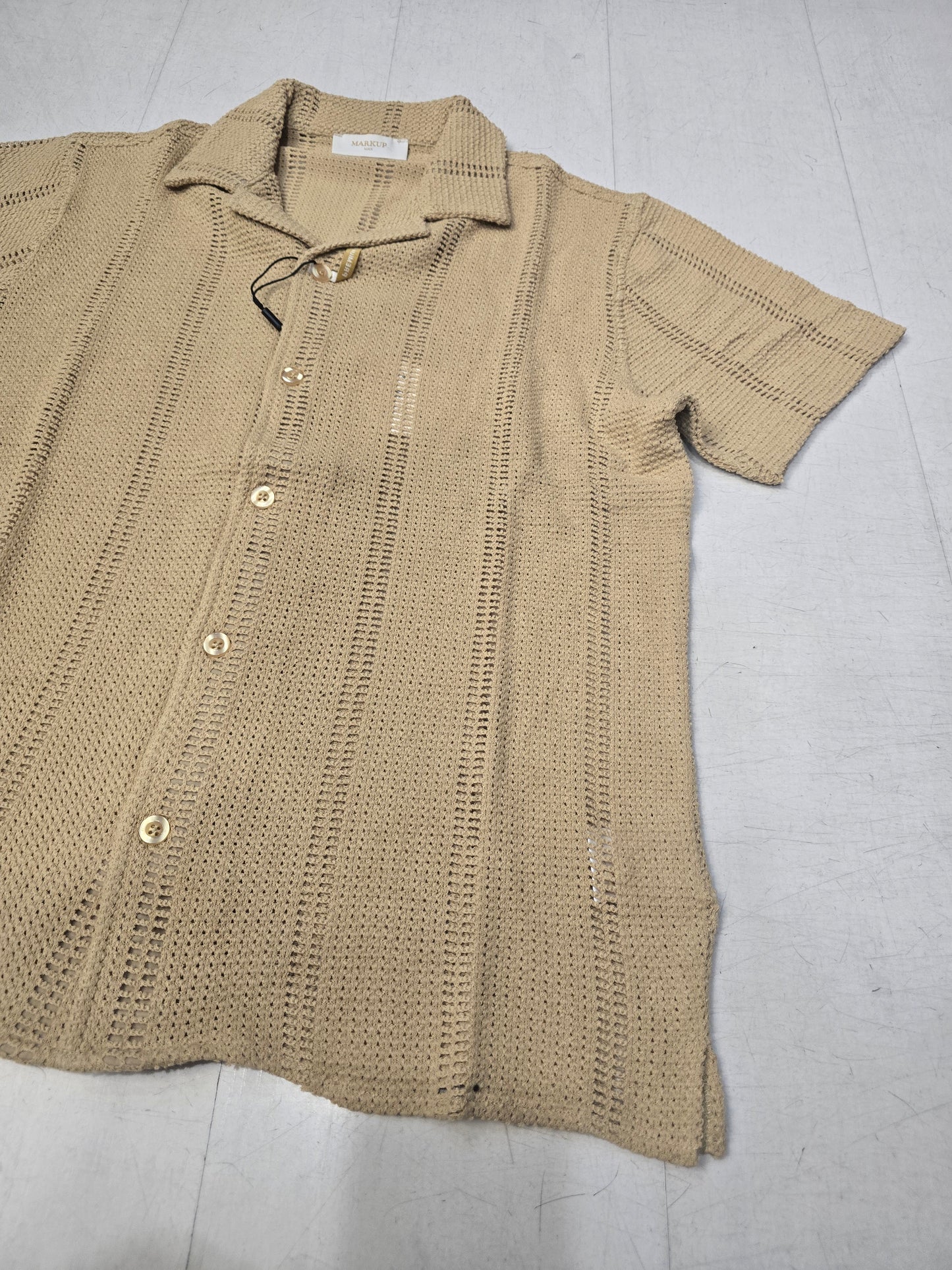 Giacca Camicia Uomo Crochet