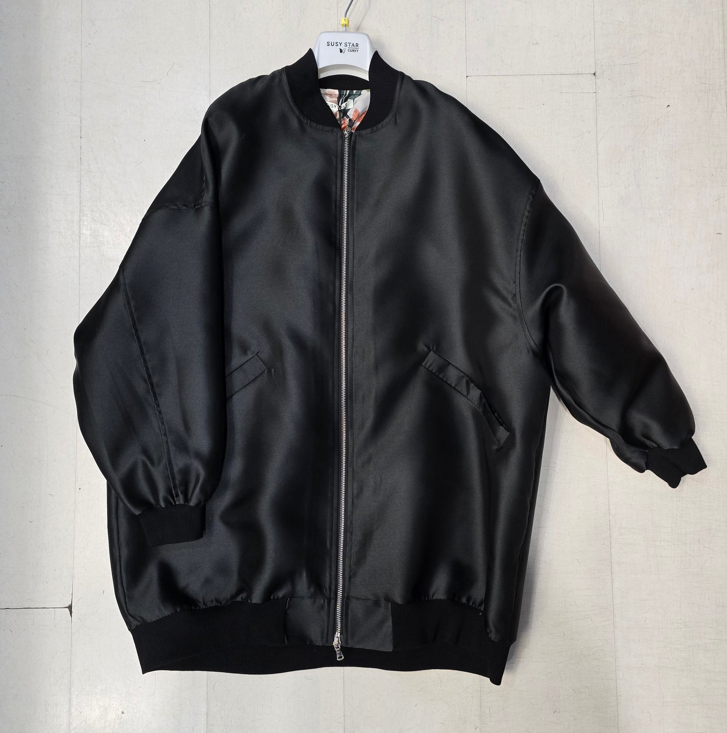 Bomber Raso Lungo Curvy