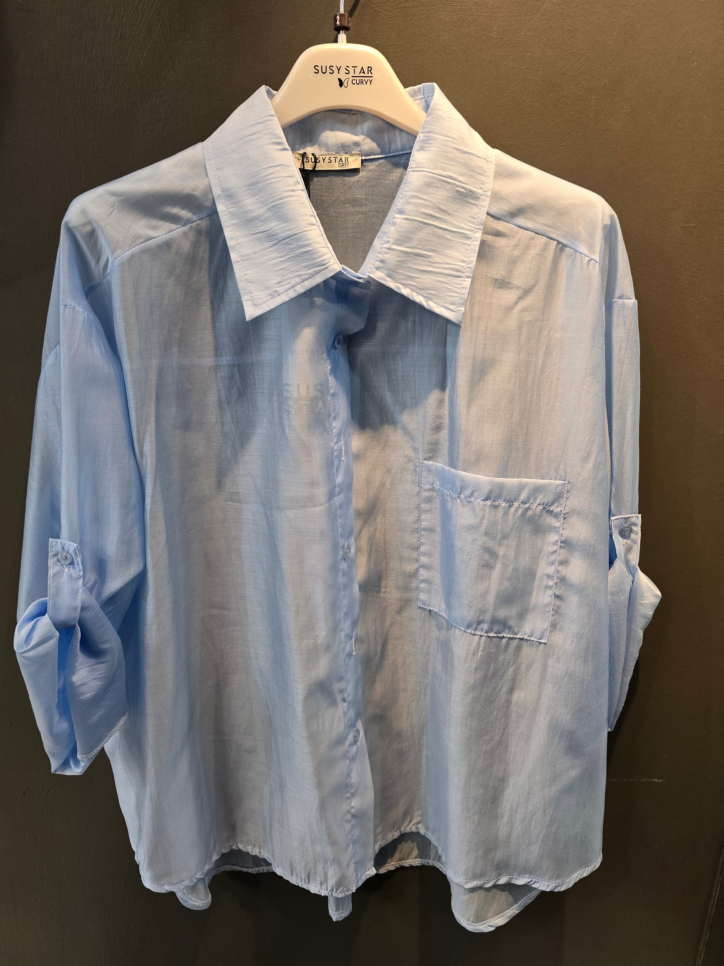 Camicia Donna Curvy Tencel