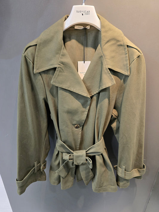 Trench Donna Corto Curvy