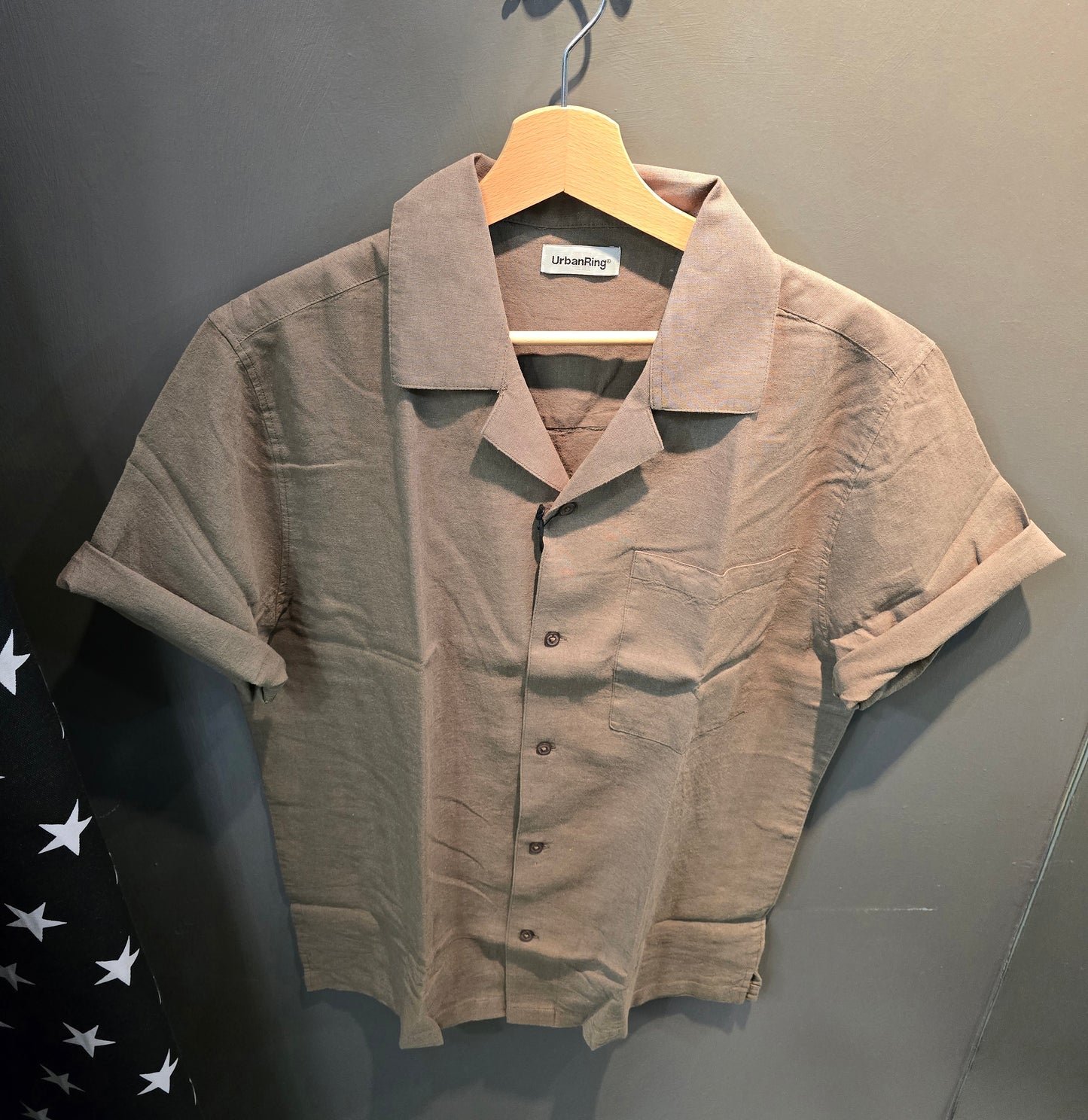 Camicia Uomo Misto Lino