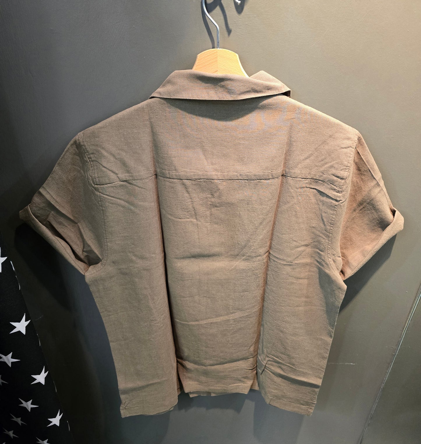 Camicia Uomo Misto Lino