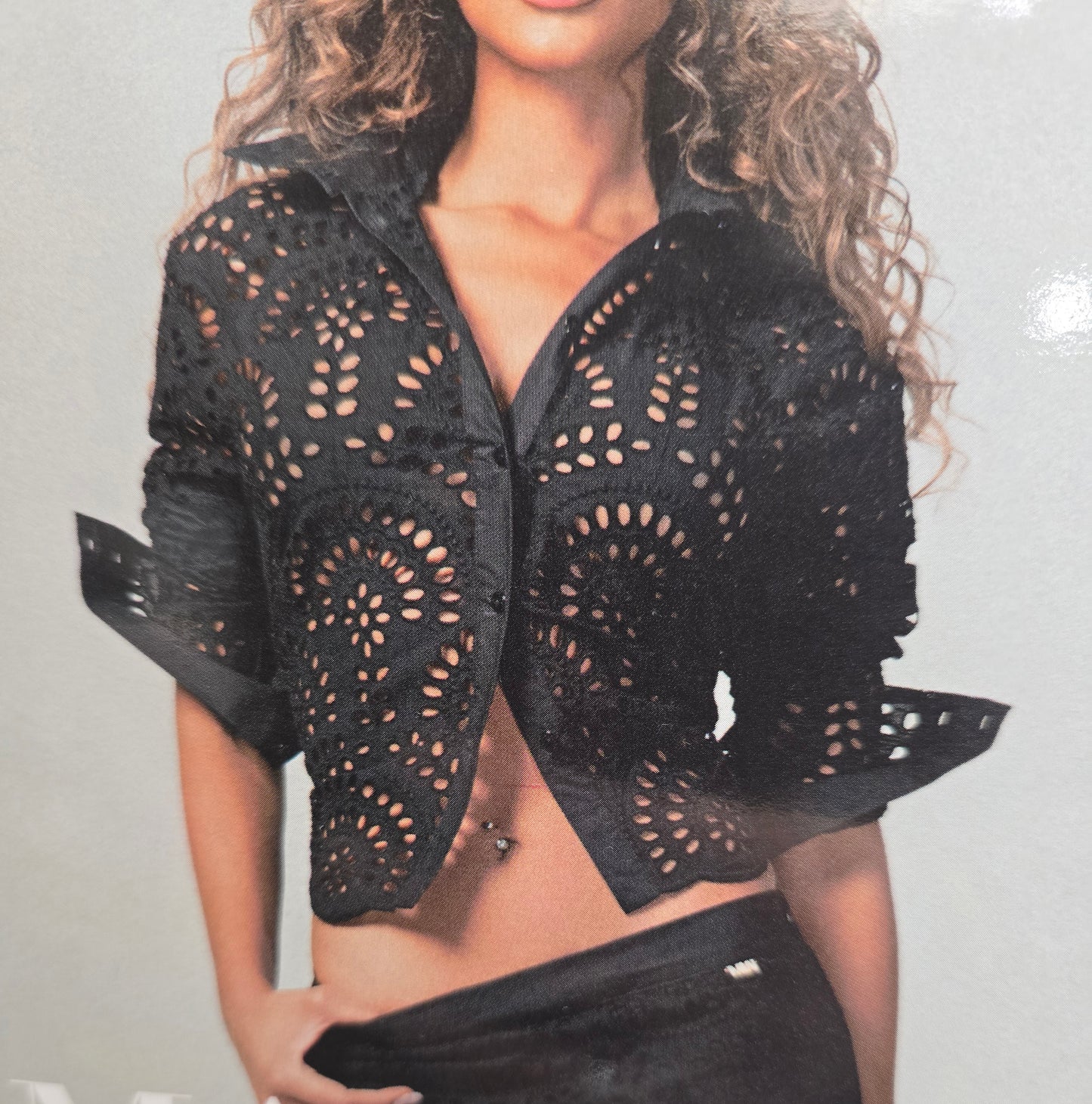 Giacca Donna Pizzo Macramè
