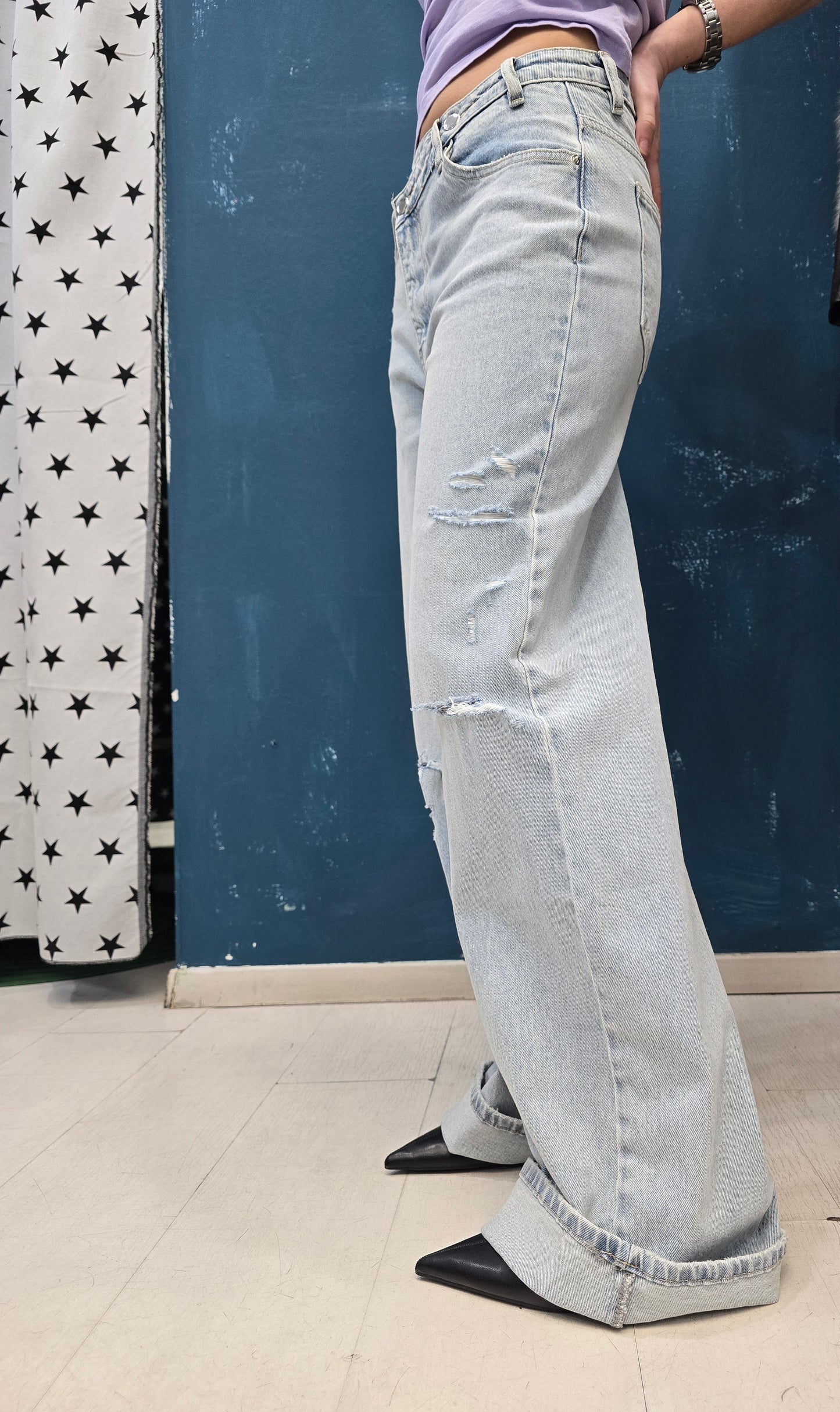 Jeans Donna Asimmetrico