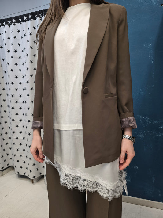 Maglia Donna Lunga Pizzo