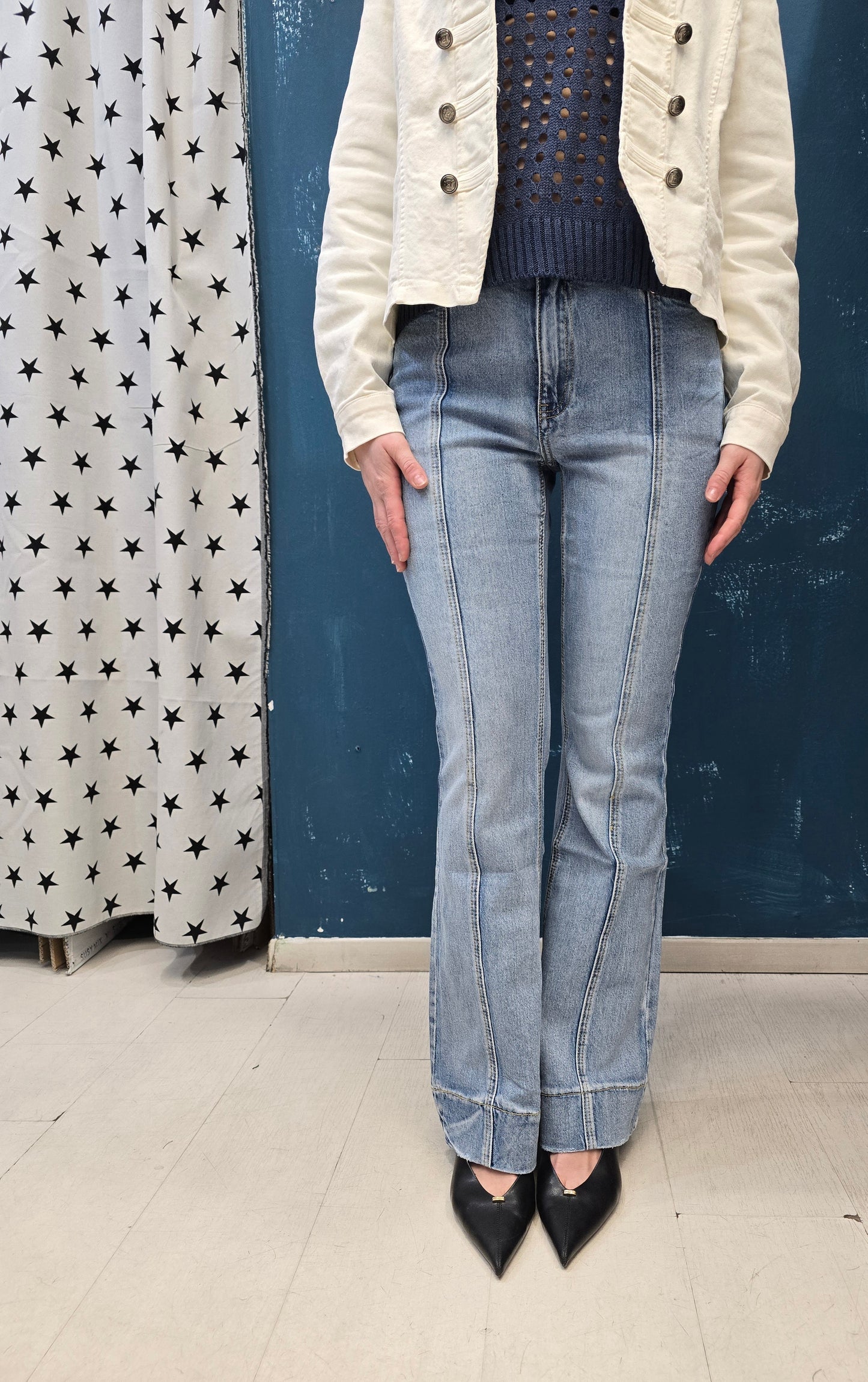Jeans Donna Zampa