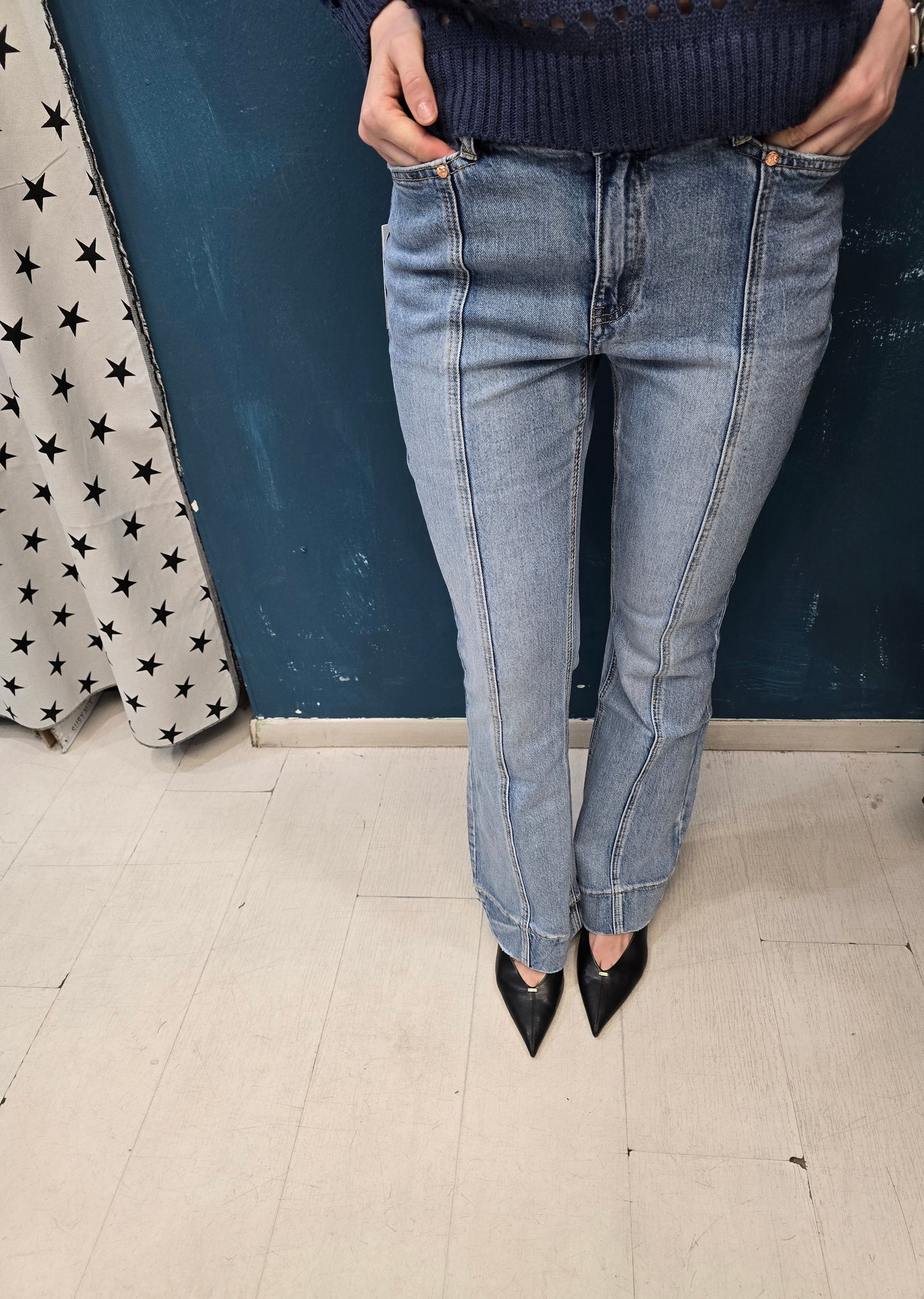 Jeans Donna Zampa